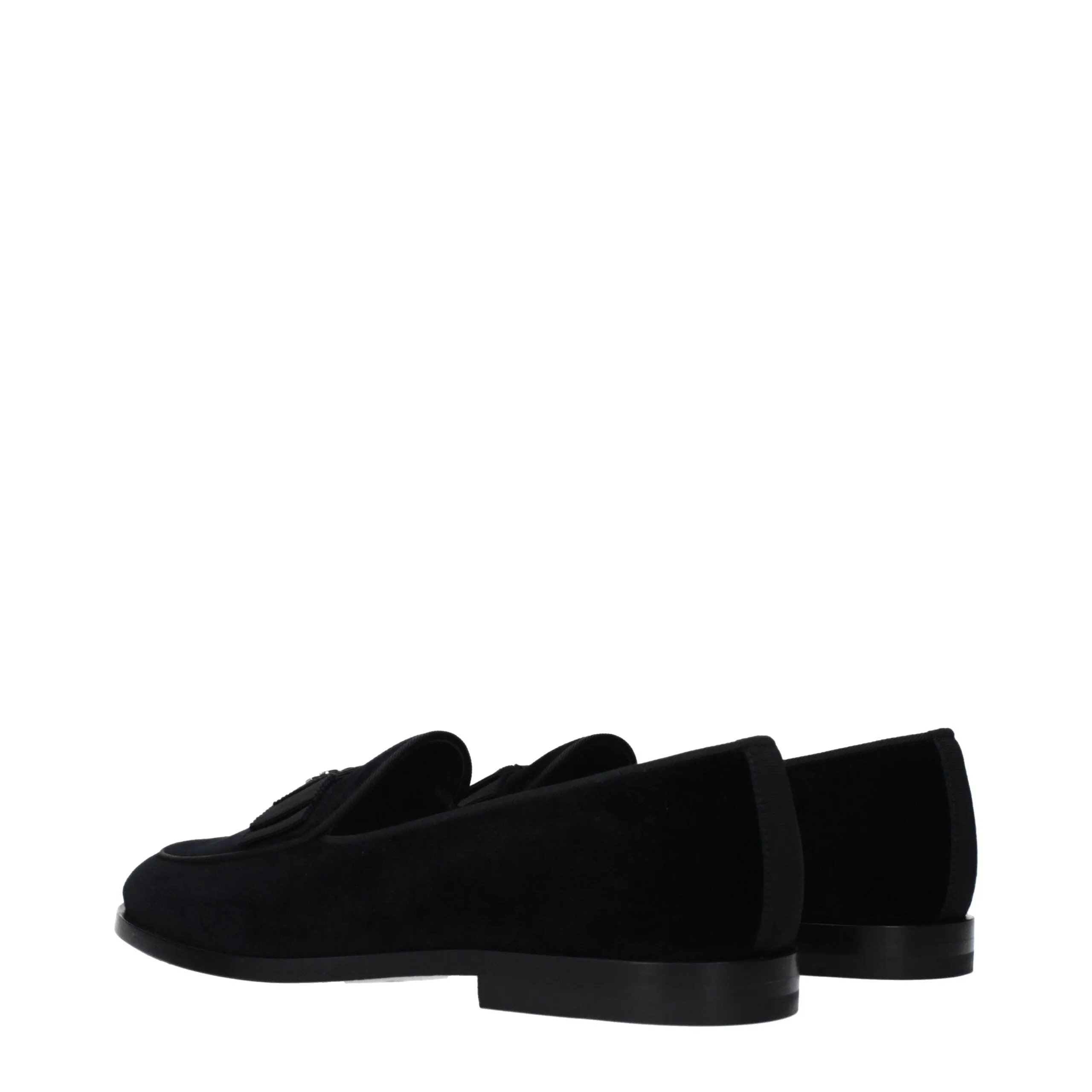 Dolce & Gabbana Black Velvet Slip-On Loafers sold by Siebentaschen product image thumbnail 4