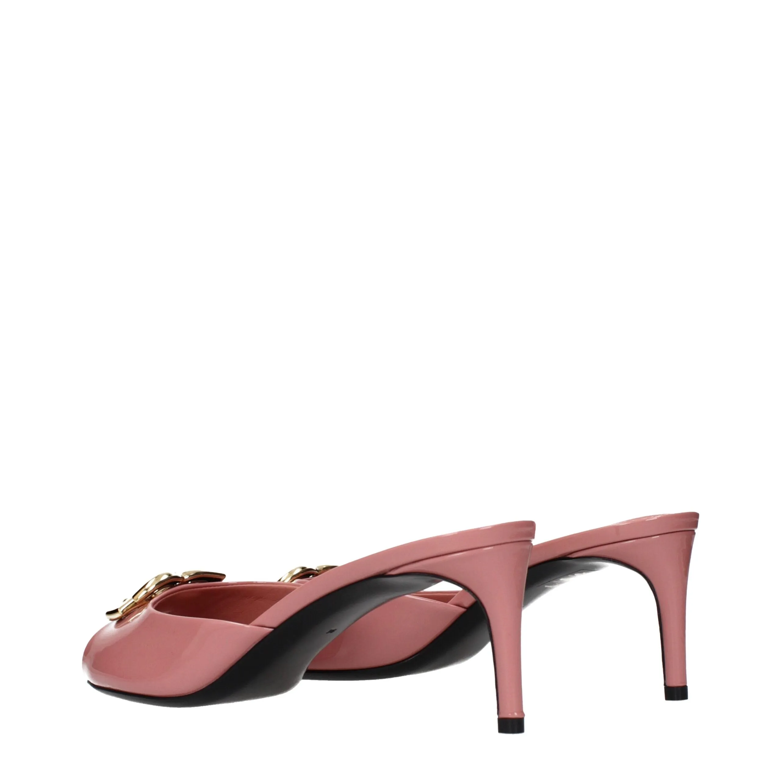 Dolce & Gabbana Pink Leather Stiletto Heel Sandals sold by Siebentaschen product image thumbnail 4