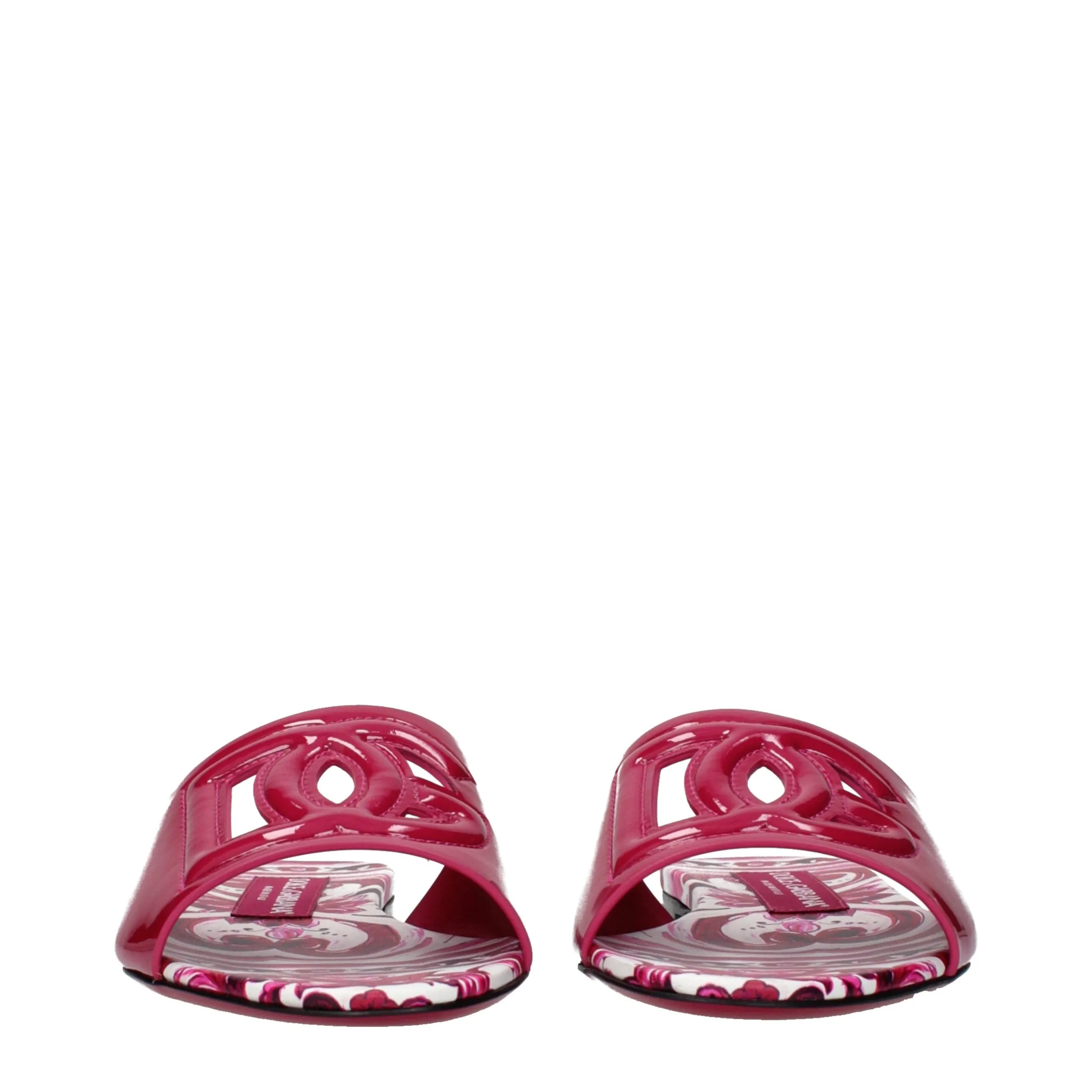 Dolce & Gabbana Pink Leather Slippers sold by Siebentaschen product image thumbnail 3