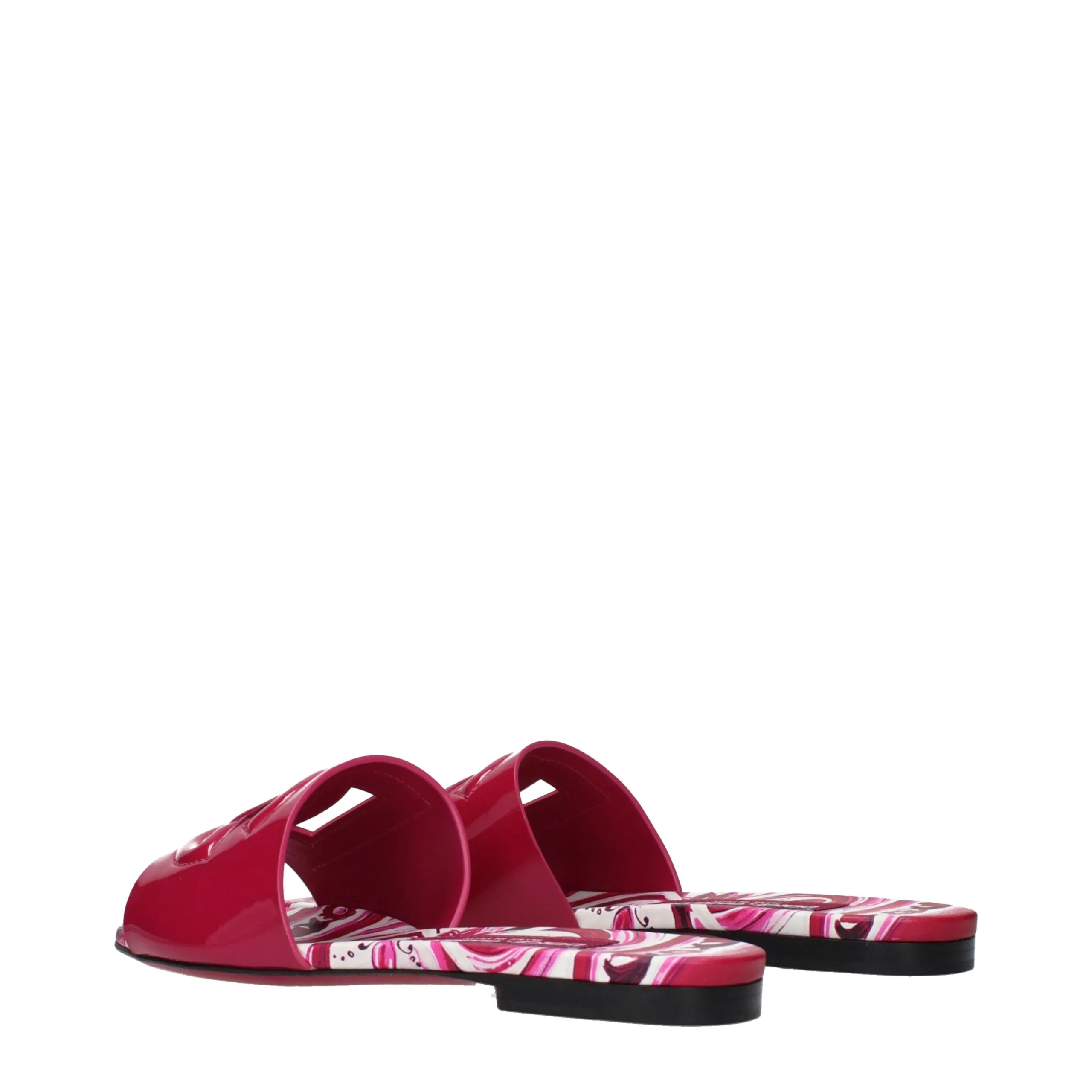 Dolce & Gabbana Pink Leather Slippers sold by Siebentaschen product image thumbnail 4