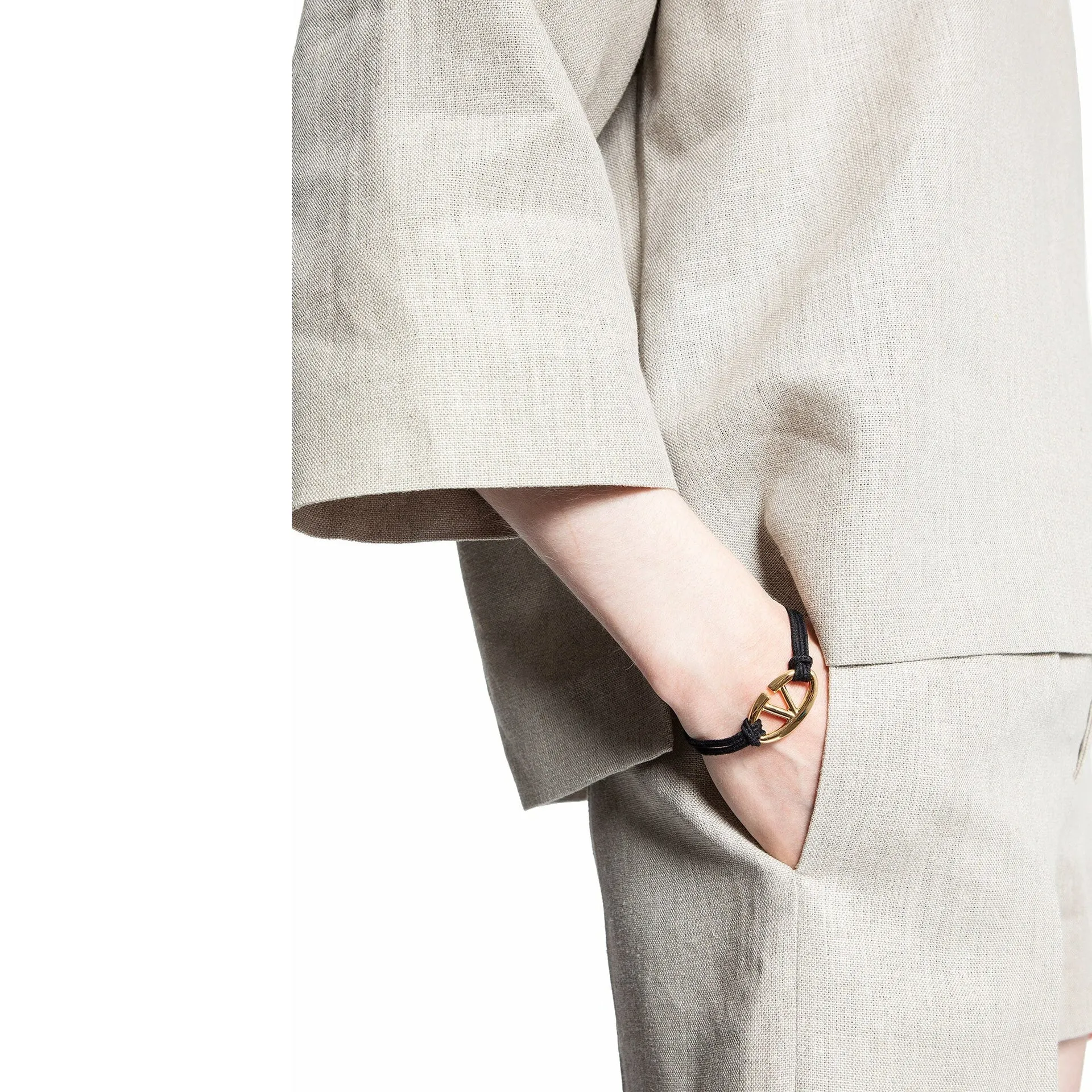 Valentino Garavani V-Logo Cotton Bracelet sold by Siebentaschen product image thumbnail 5