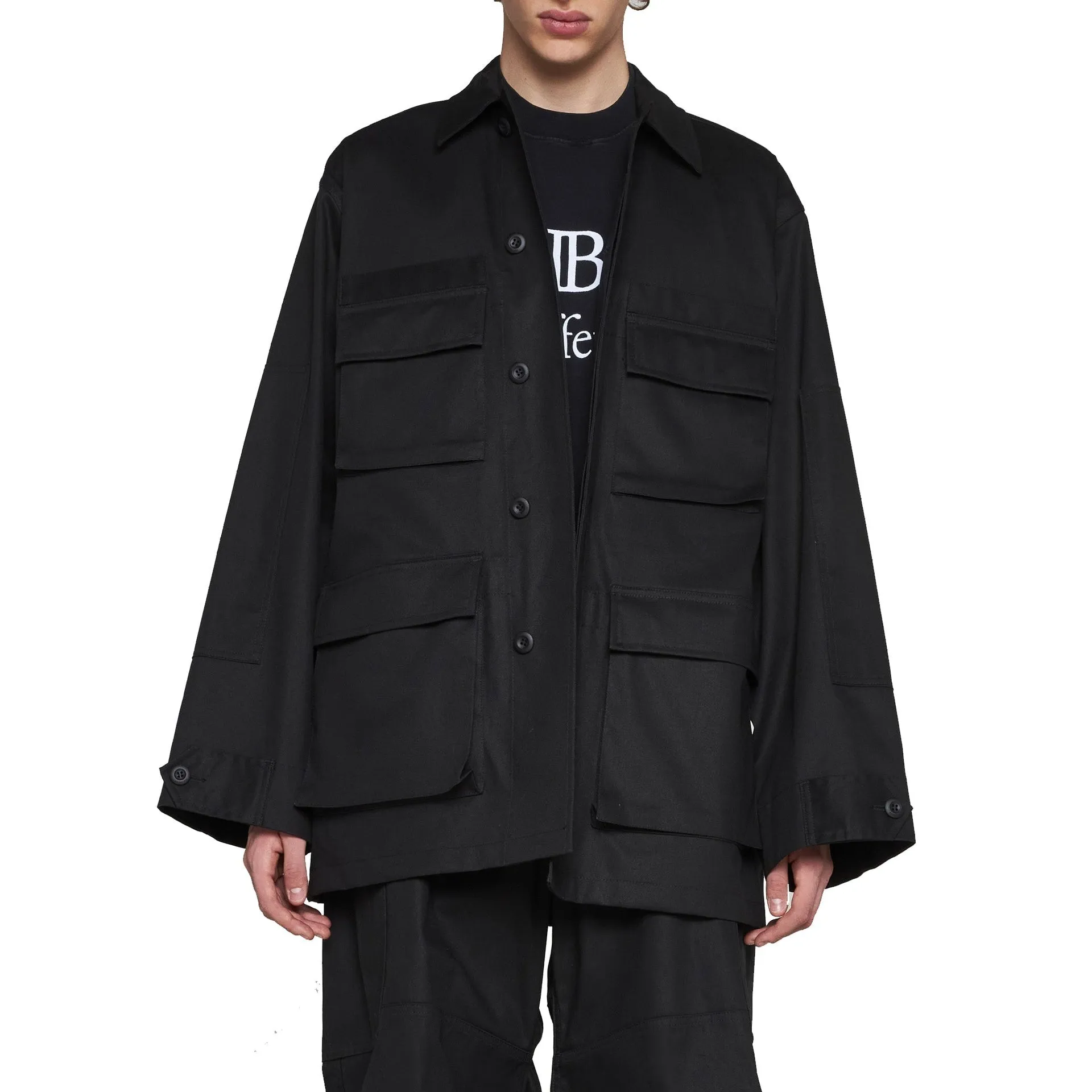 Balenciaga Multi-Pocket Cargo Shirt Jacket sold by Siebentaschen product image thumbnail 2