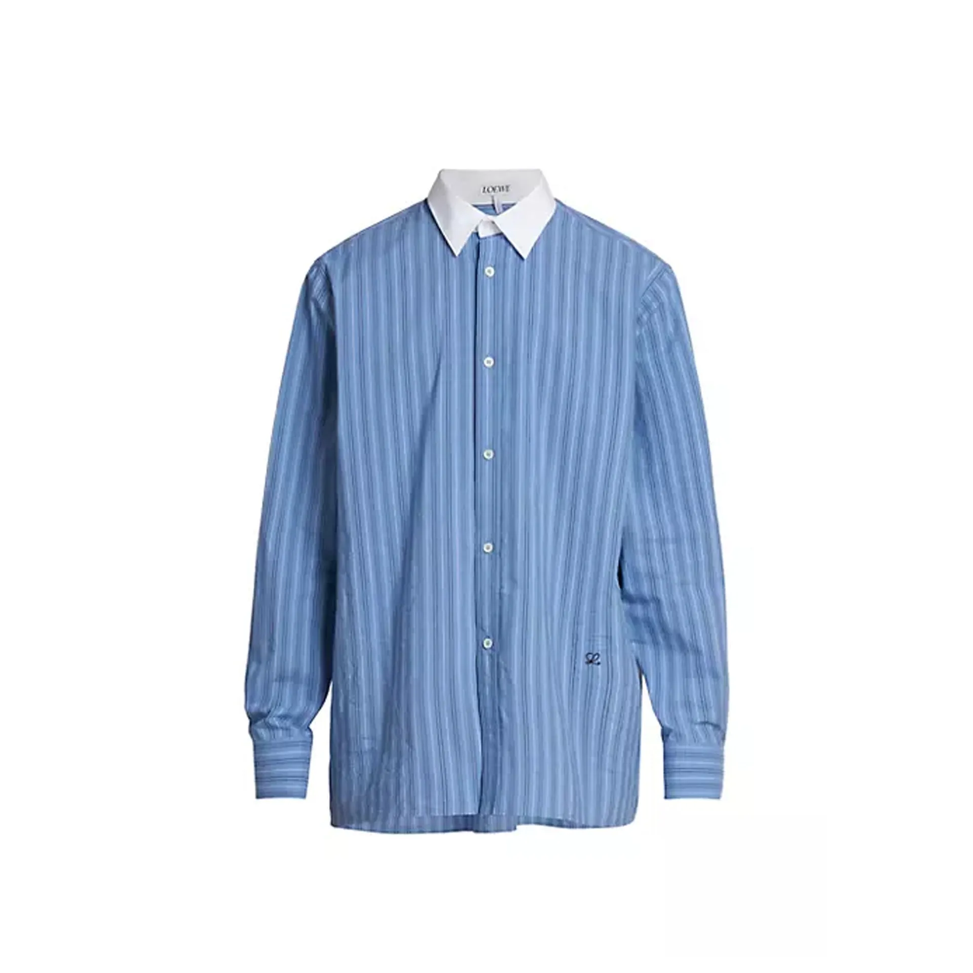 Loewe Striped Cotton Shirt sold by Siebentaschen