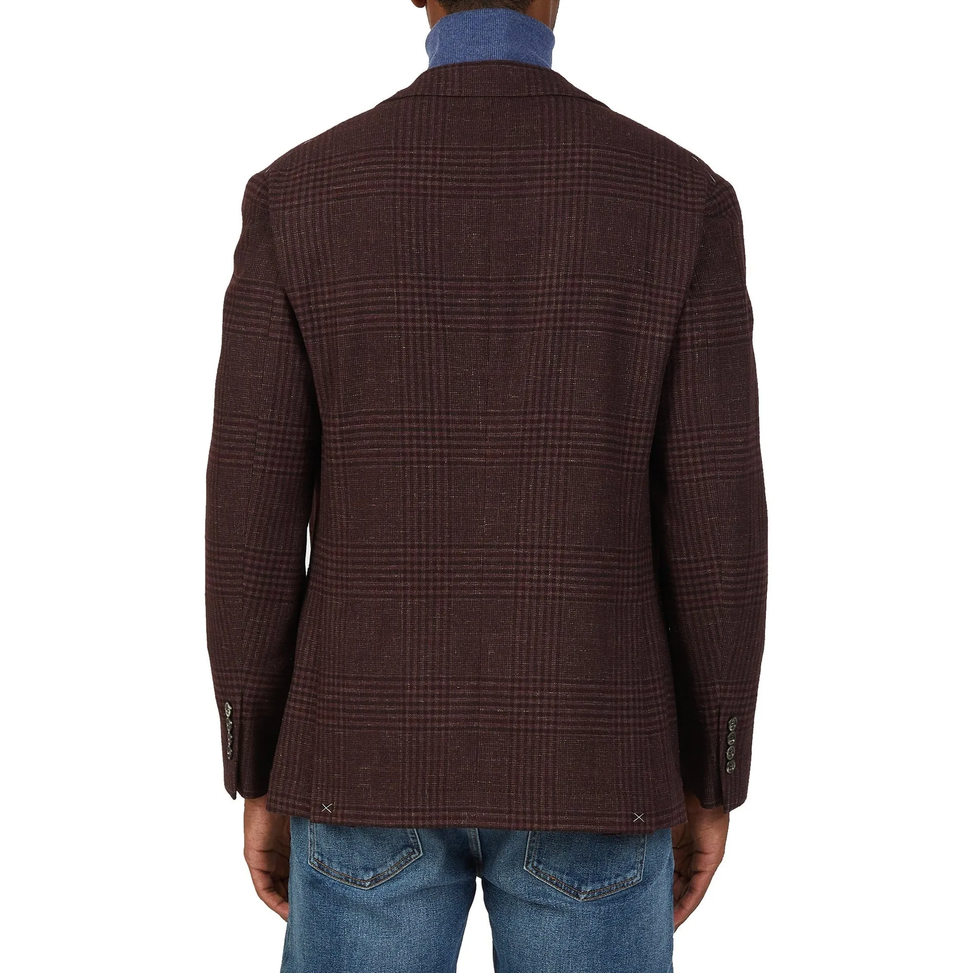 Brunello Cucinelli Tartan Wool Jacket sold by Siebentaschen product image thumbnail 4
