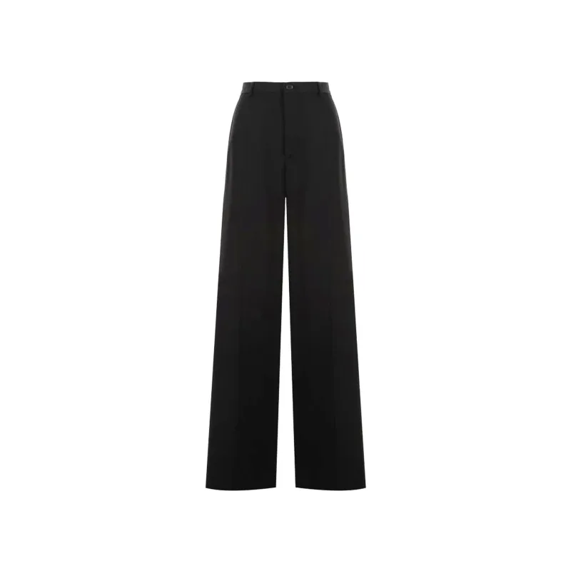 Balenciaga Wool Flared Pants sold by Siebentaschen