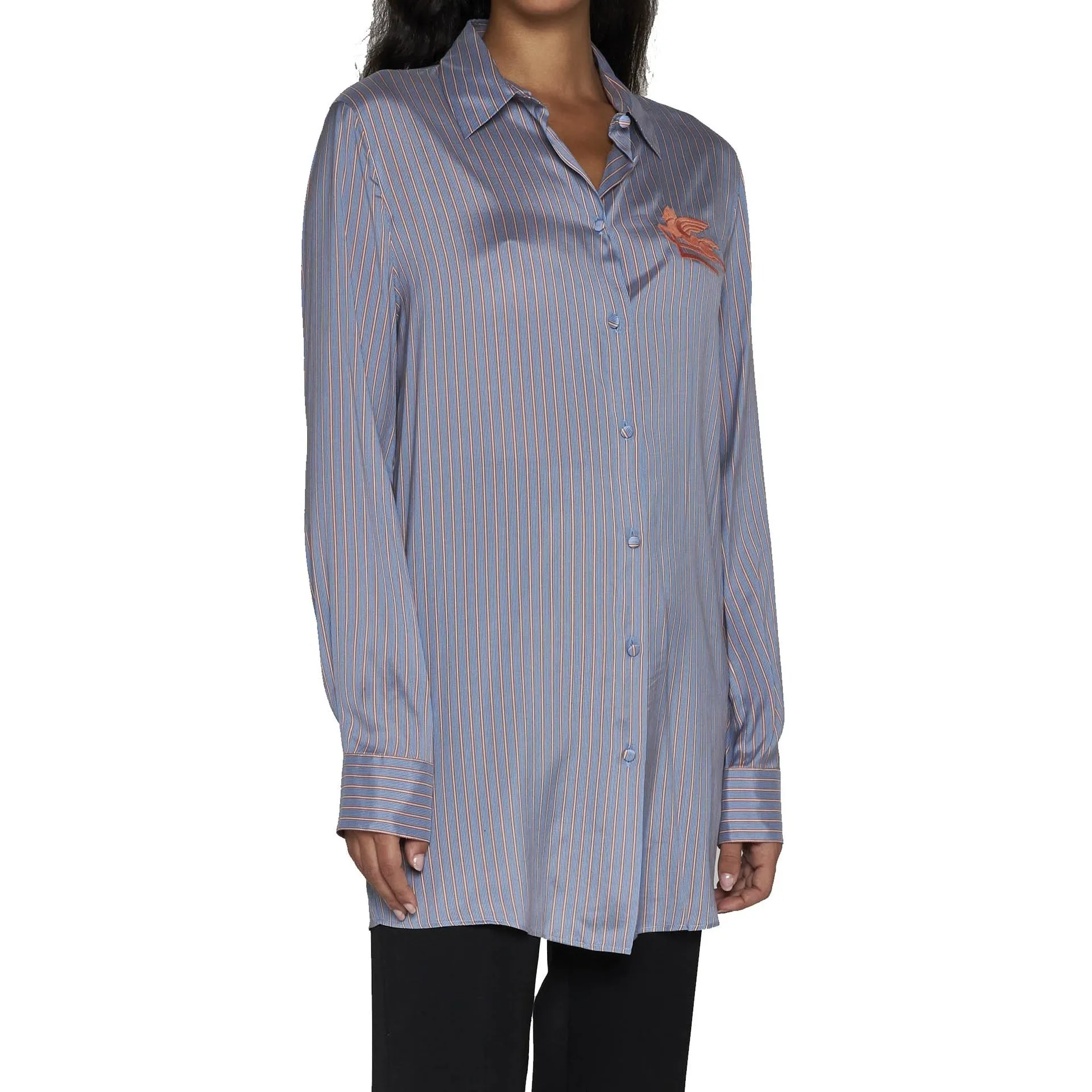 Etro Striped Silk Shirt sold by Siebentaschen product image thumbnail 5