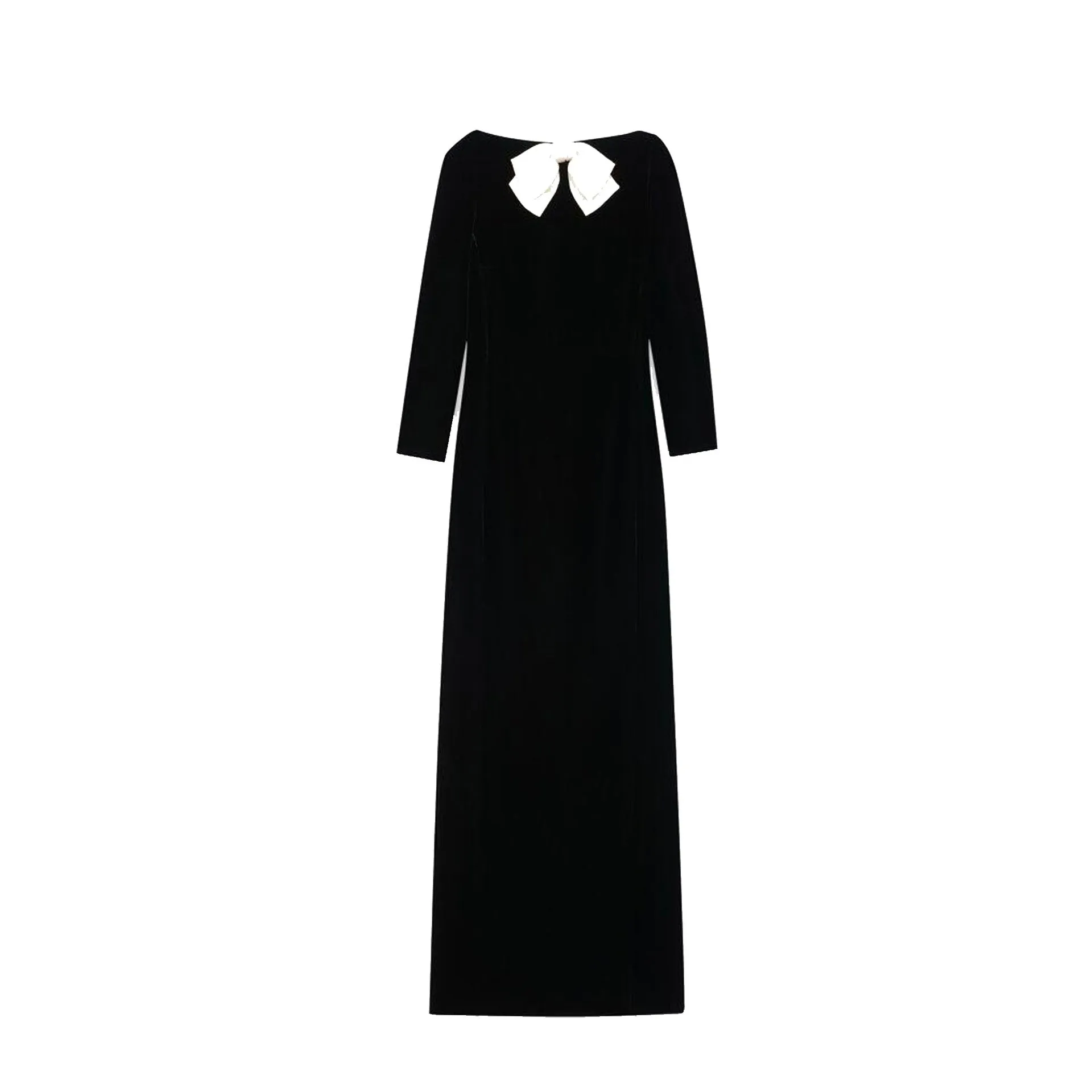 Saint Laurent Velvet Long Dress sold by Siebentaschen product image thumbnail 3