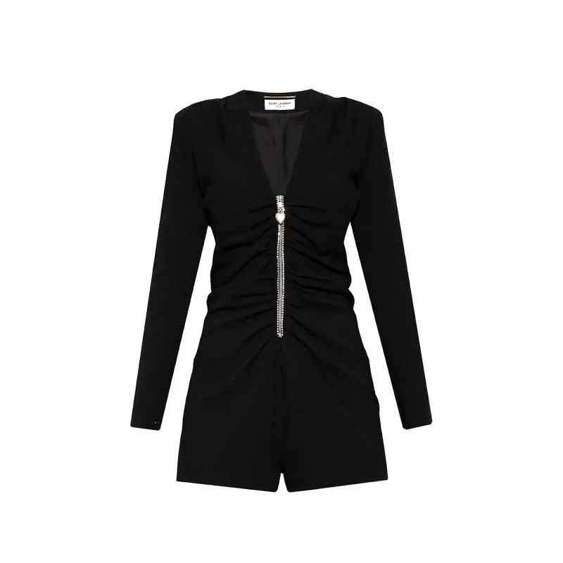 Saint Laurent Long Sleeves Jumpsuit sold by Siebentaschen