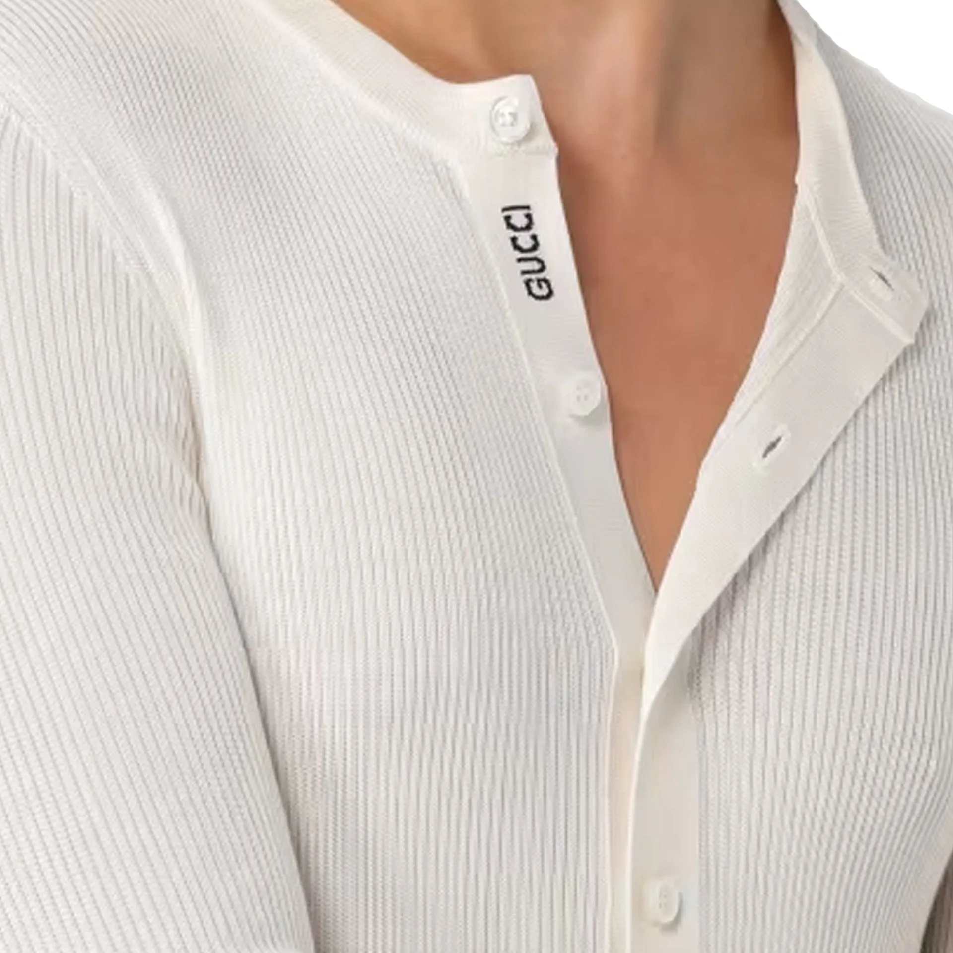 Gucci Ribbed-Knit Silk T-Shirt sold by Siebentaschen product image thumbnail 4