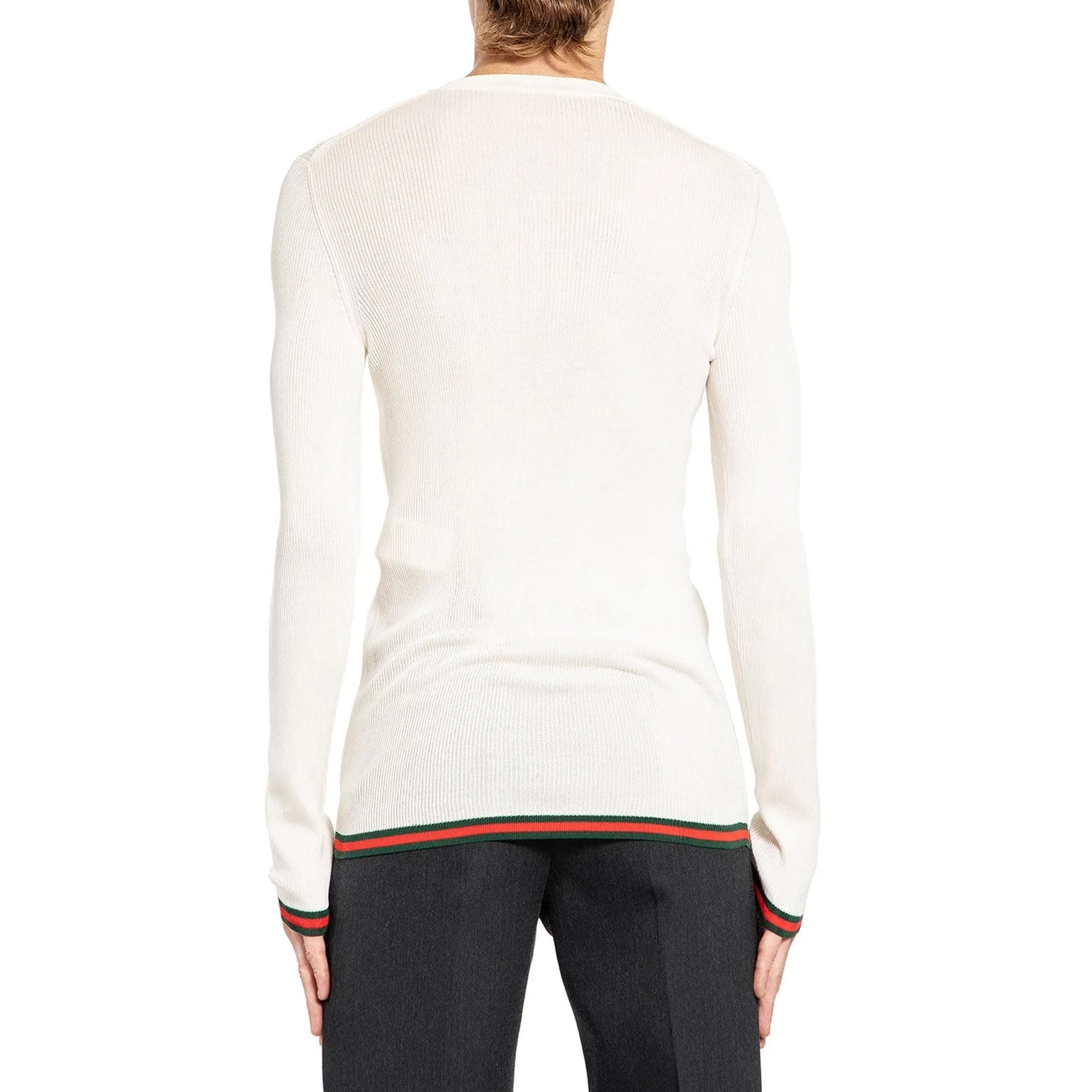 Gucci Ribbed-Knit Silk T-Shirt sold by Siebentaschen product image thumbnail 3