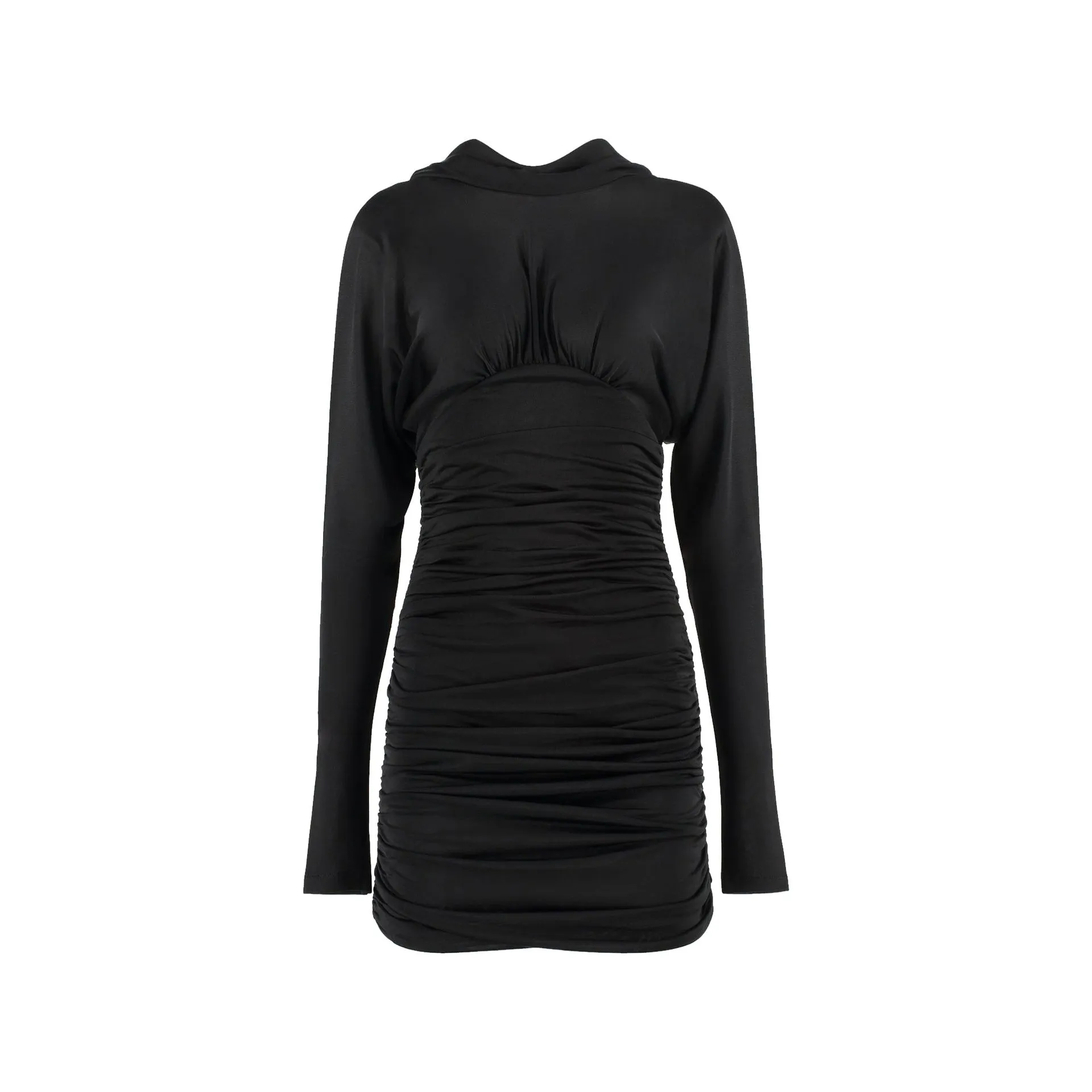 Saint Laurent Cowl Back Mini Dress sold by Siebentaschen