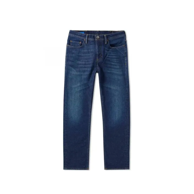 Acne Studios River Dark Blue Cotton Denim Jeans sold by Siebentaschen