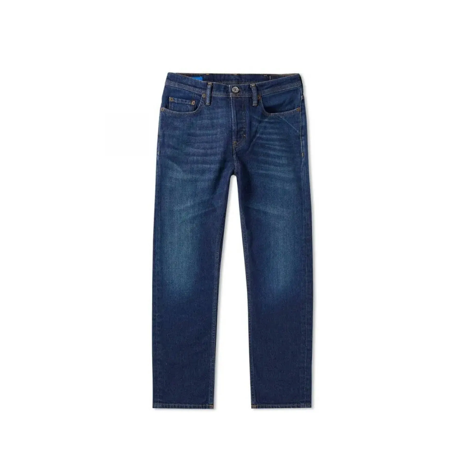 Acne Studios River Dark Blue Cotton Denim Jeans sold by Siebentaschen product image thumbnail 5