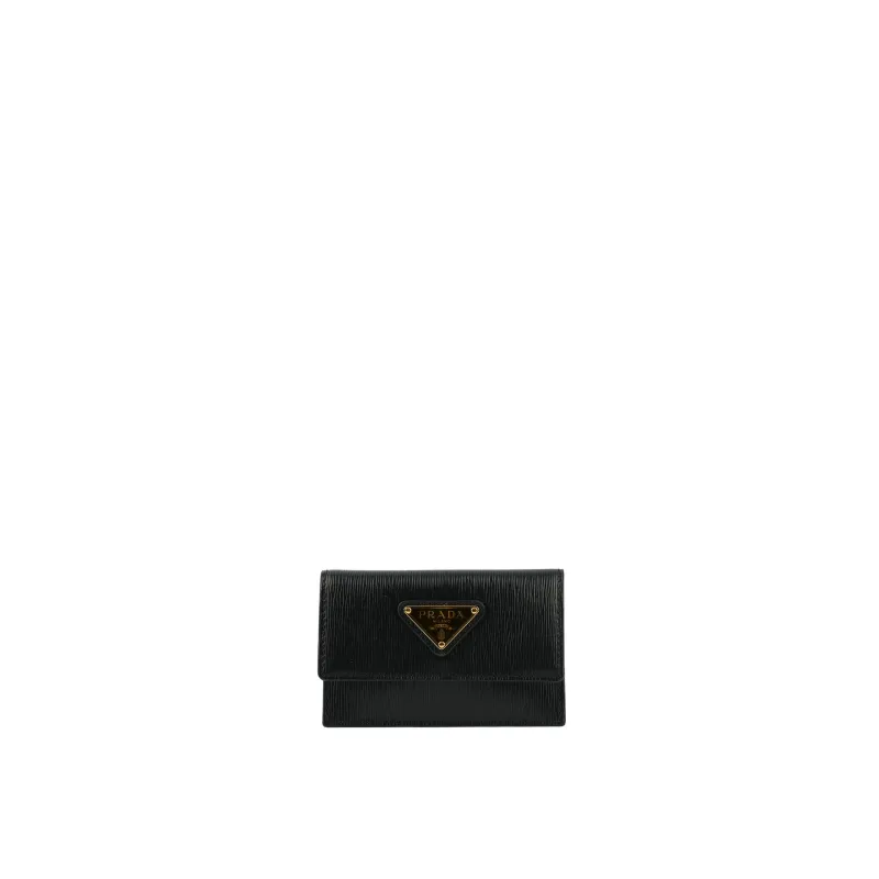 Prada Leather Card Holder sold by Siebentaschen
