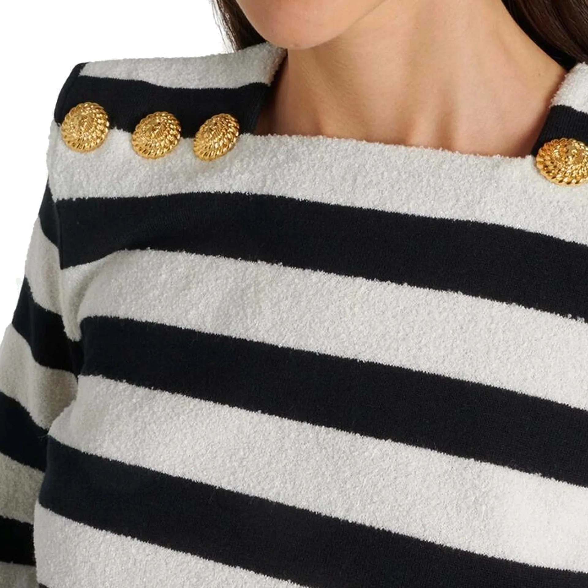 Balmain Striped Jersey Top sold by Siebentaschen product image thumbnail 4