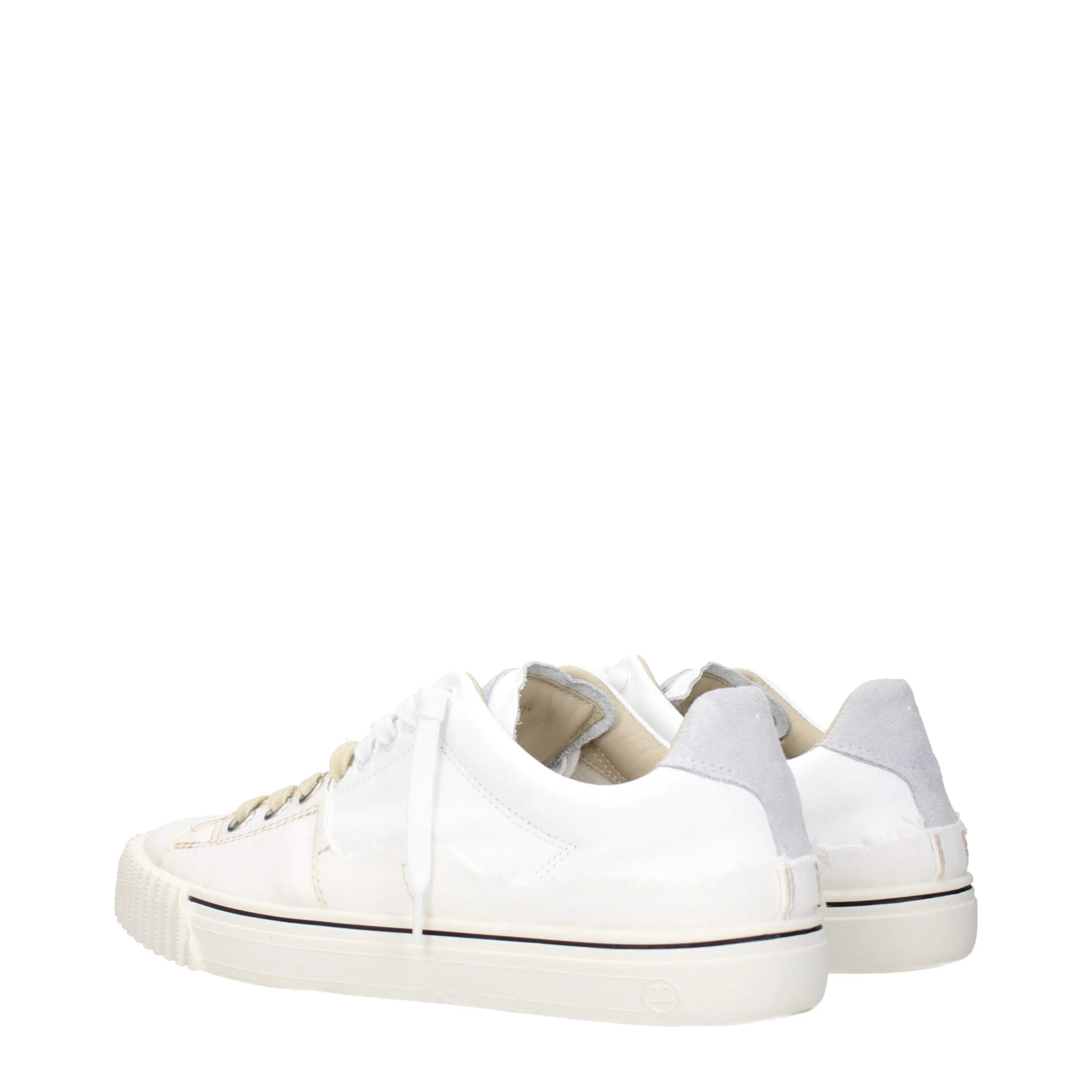 Maison Margiela White Leather Low Top Sneakers sold by Siebentaschen product image thumbnail 4