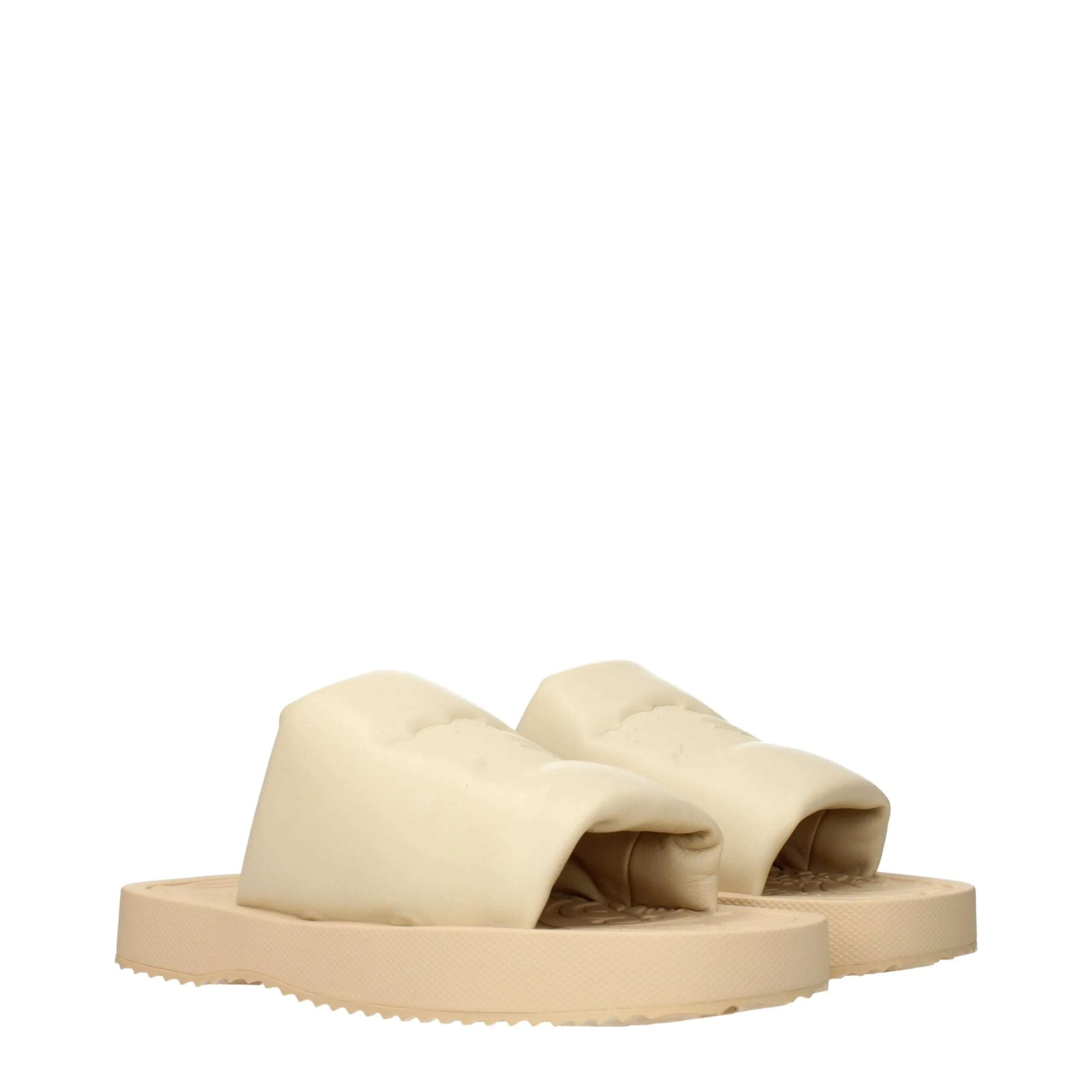 Burberry Beige Leather Slippers sold by Siebentaschen product image thumbnail 2