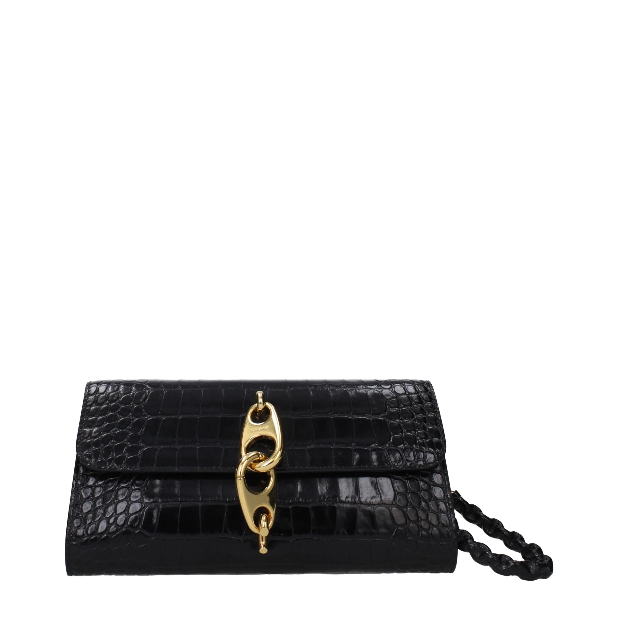 Tom Ford Black Leather Clutch Bag sold by Siebentaschen