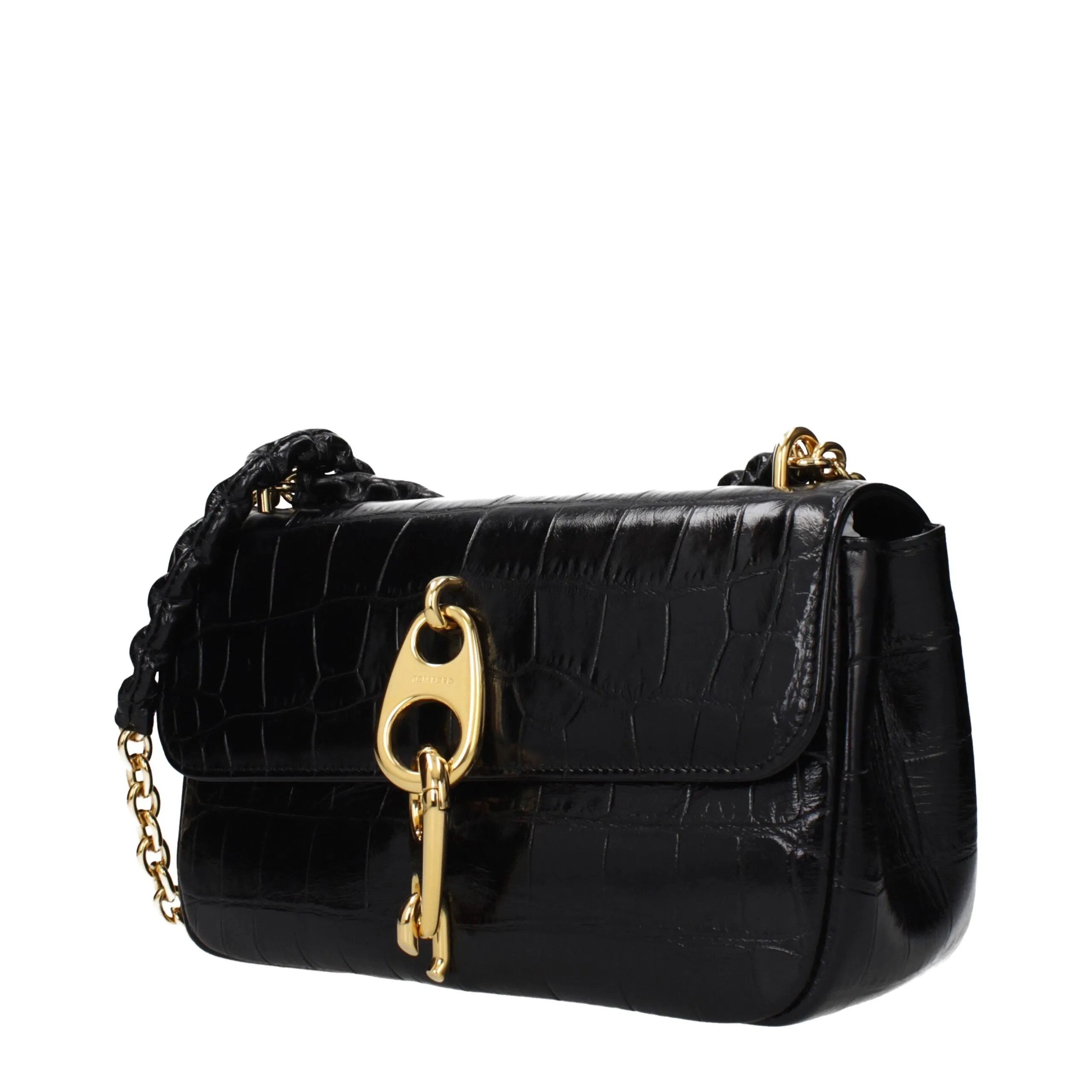 Tom Ford Black Leather Shoulder Bag sold by Siebentaschen product image thumbnail 2