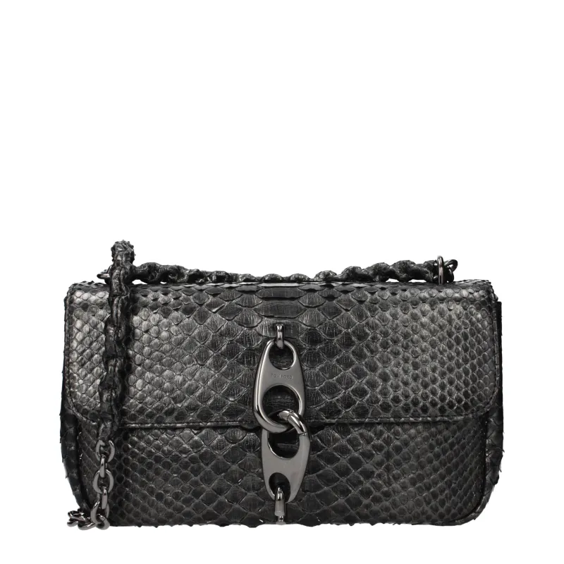 Tom Ford Gray Skin Shoulder Bag sold by Siebentaschen