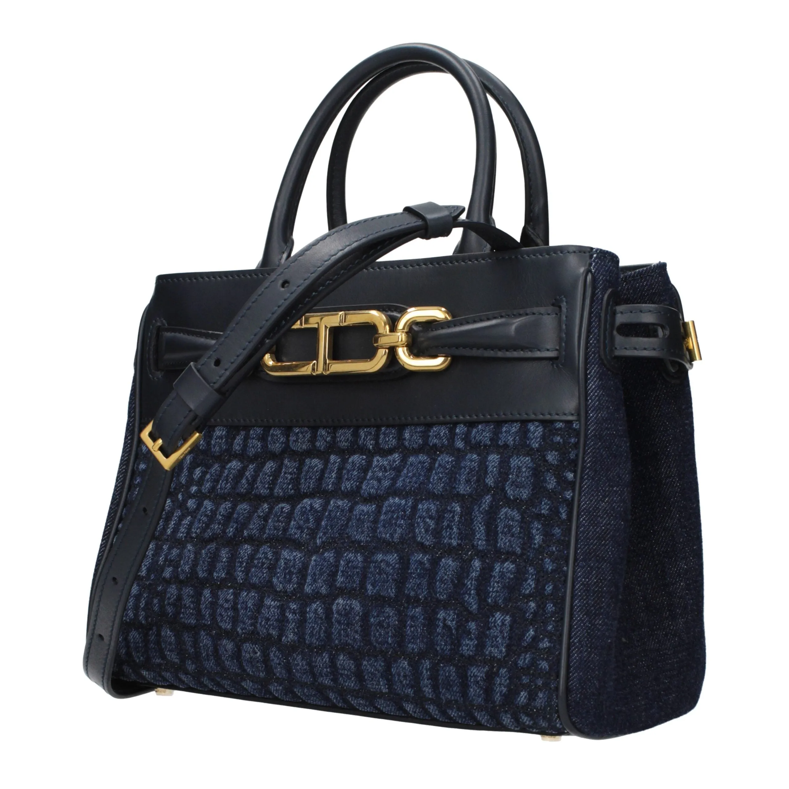 Tom Ford Blue Fabric Handbag sold by Siebentaschen product image thumbnail 2