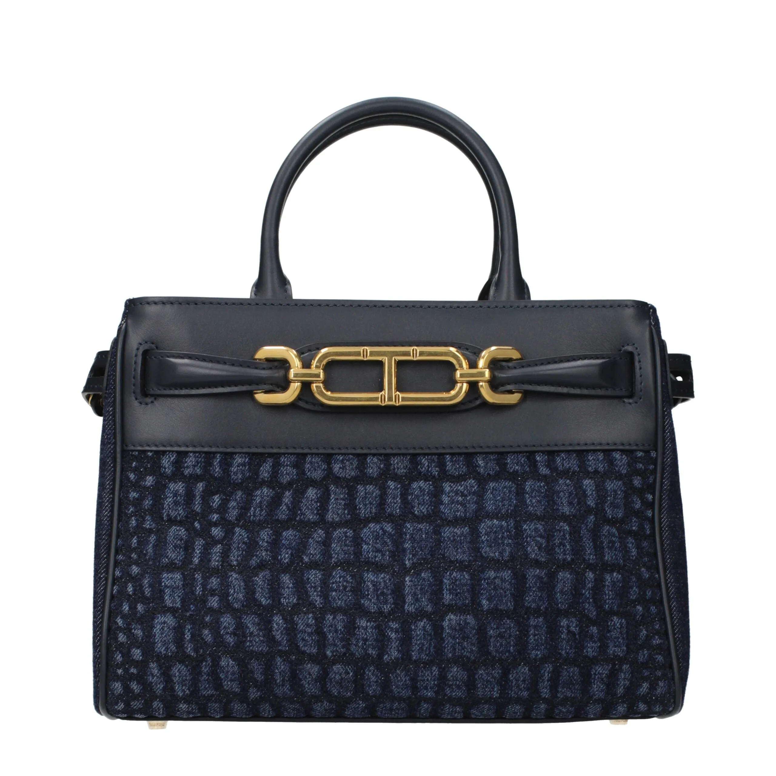 Tom Ford Blue Fabric Handbag sold by Siebentaschen