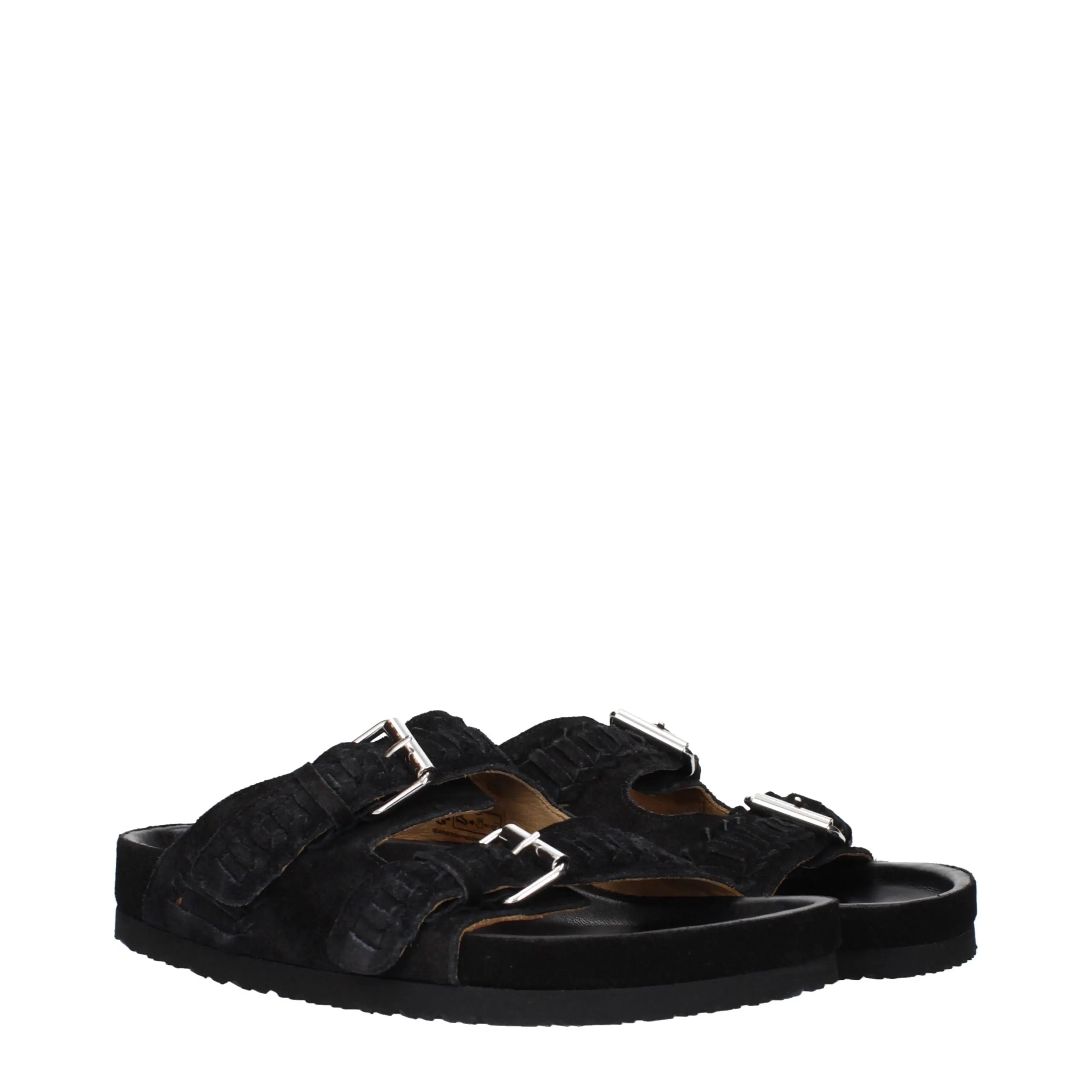 Isabel Marant Black Leather Slippers sold by Siebentaschen product image thumbnail 2