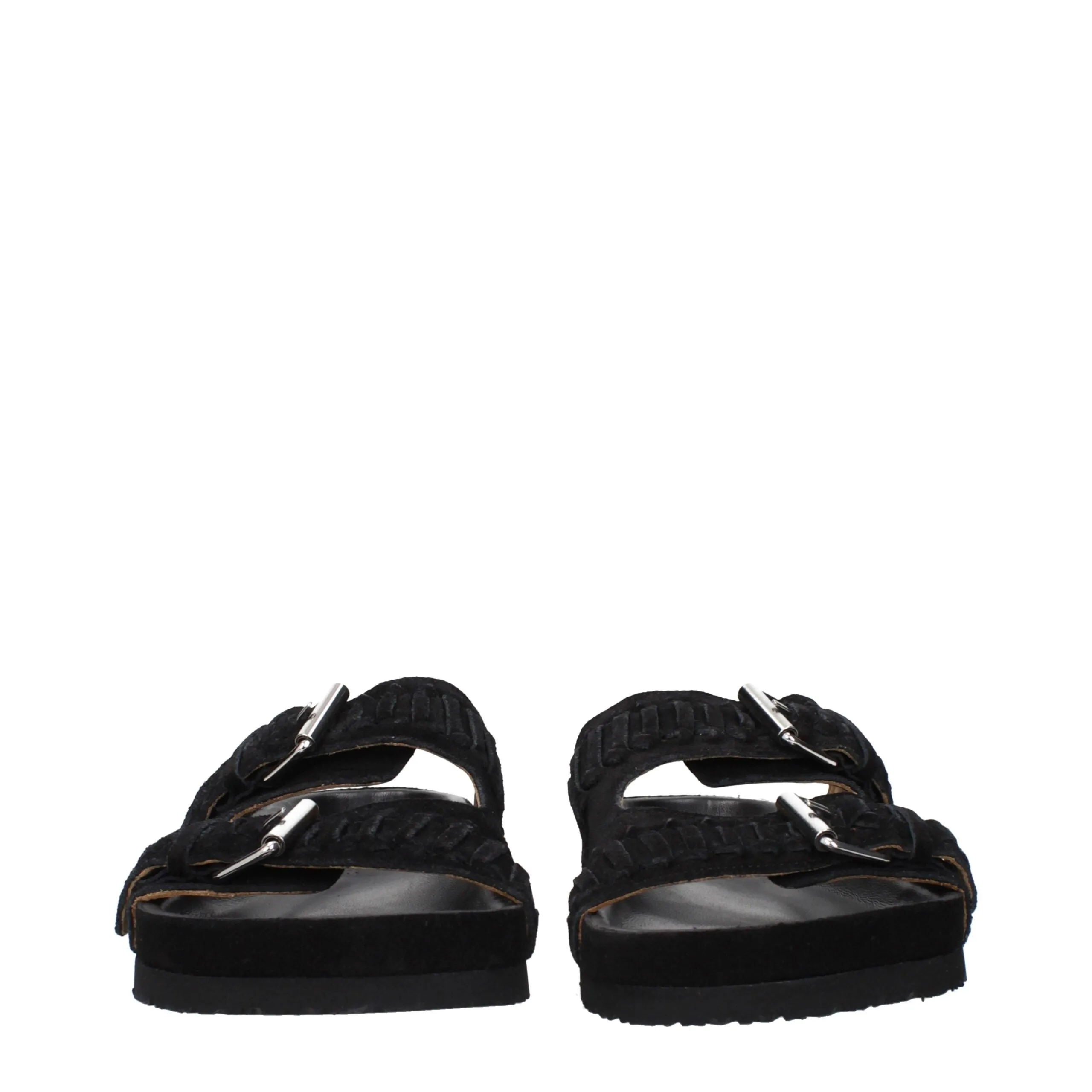 Isabel Marant Black Leather Slippers sold by Siebentaschen product image thumbnail 3