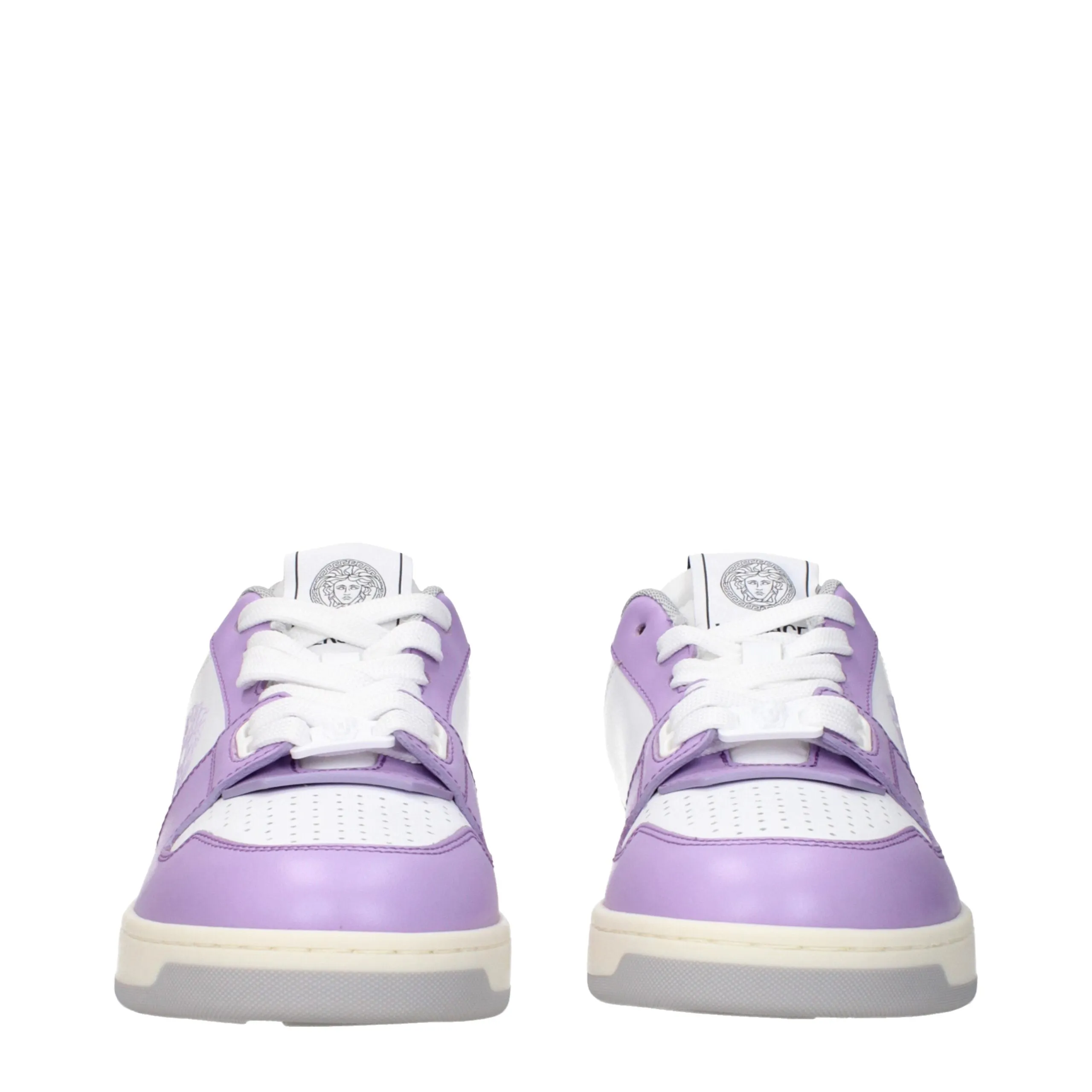 Versace White Leather Low Top Sneakers sold by Siebentaschen product image thumbnail 3