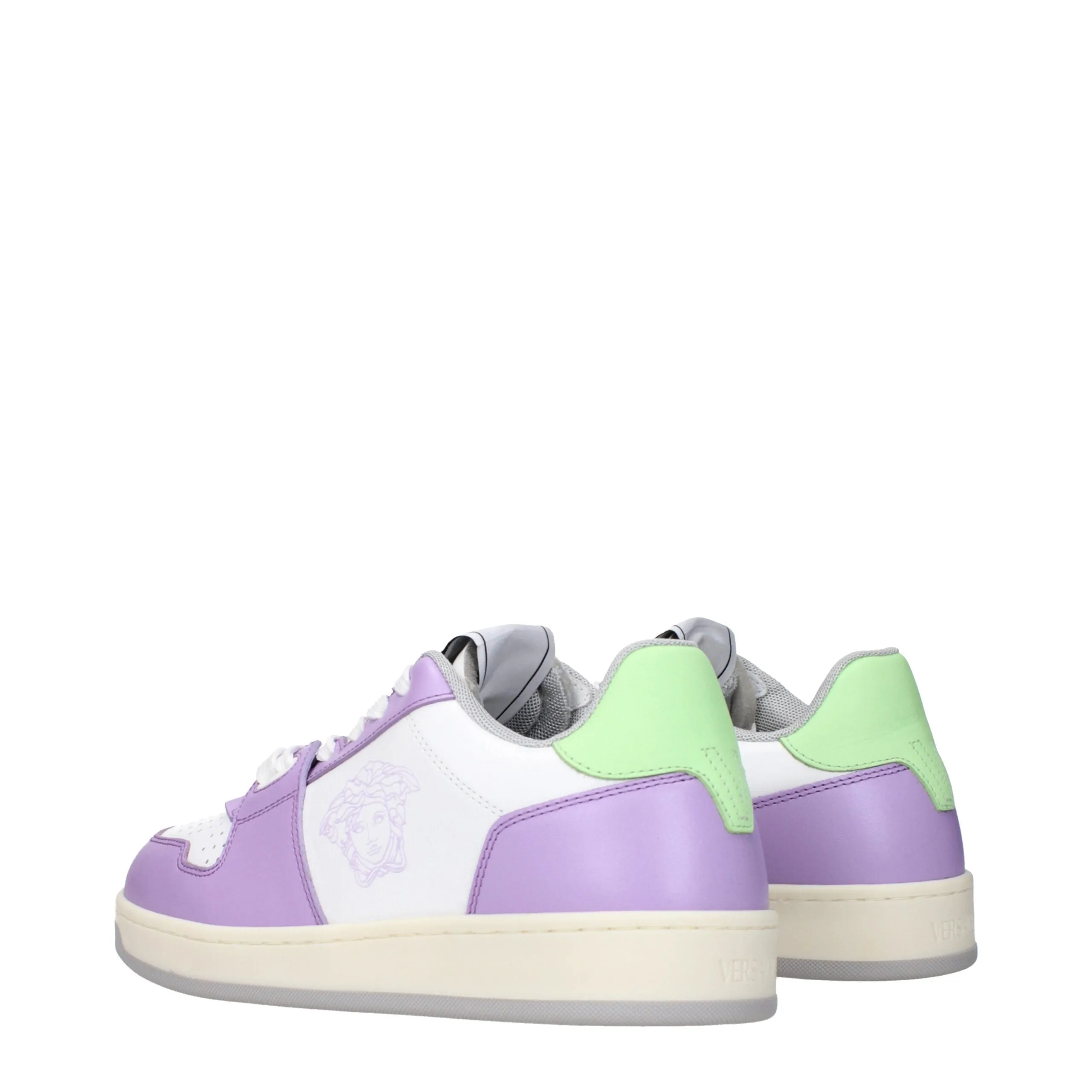 Versace White Leather Low Top Sneakers sold by Siebentaschen product image thumbnail 4
