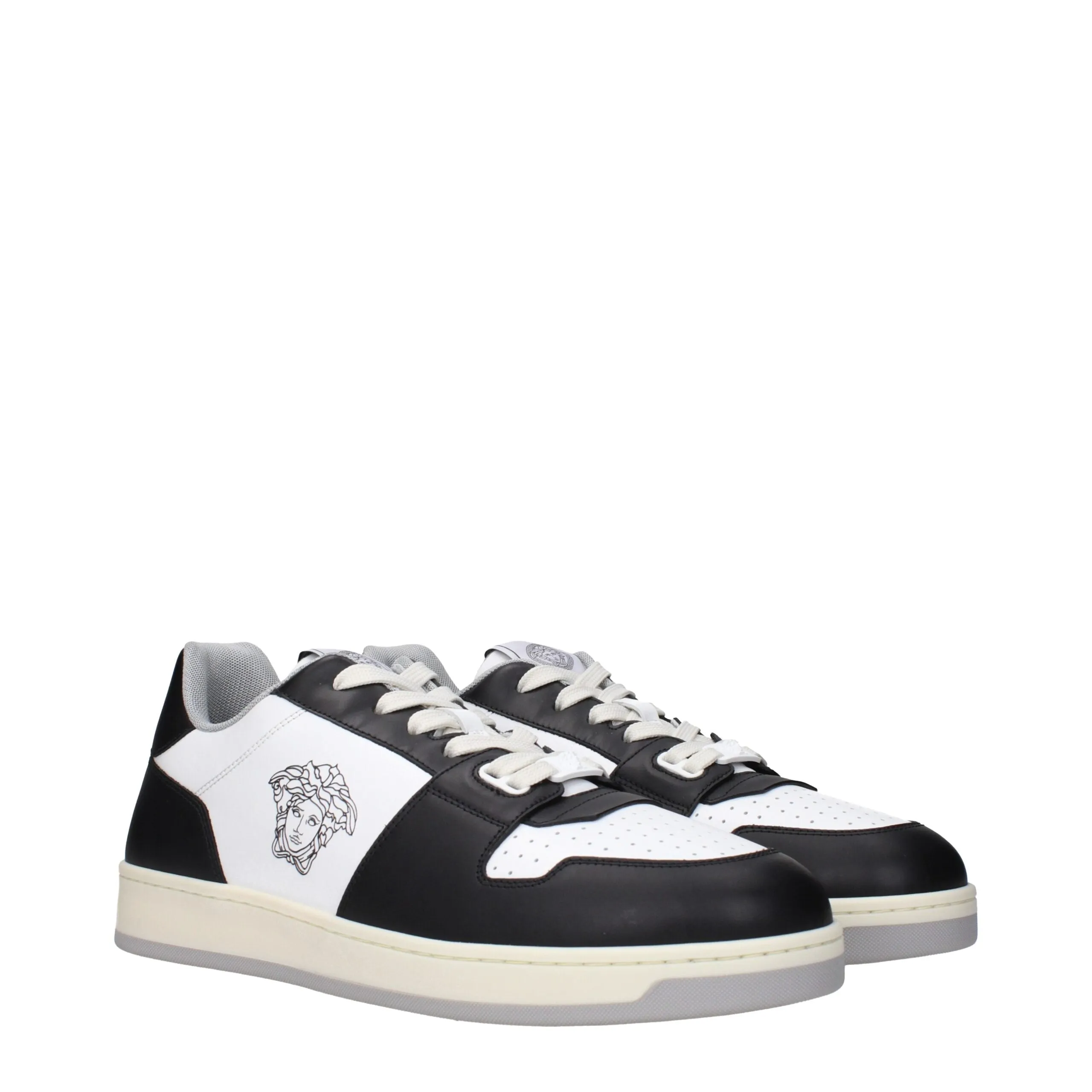 Versace White Leather Low Top Sneakers sold by Siebentaschen product image thumbnail 2