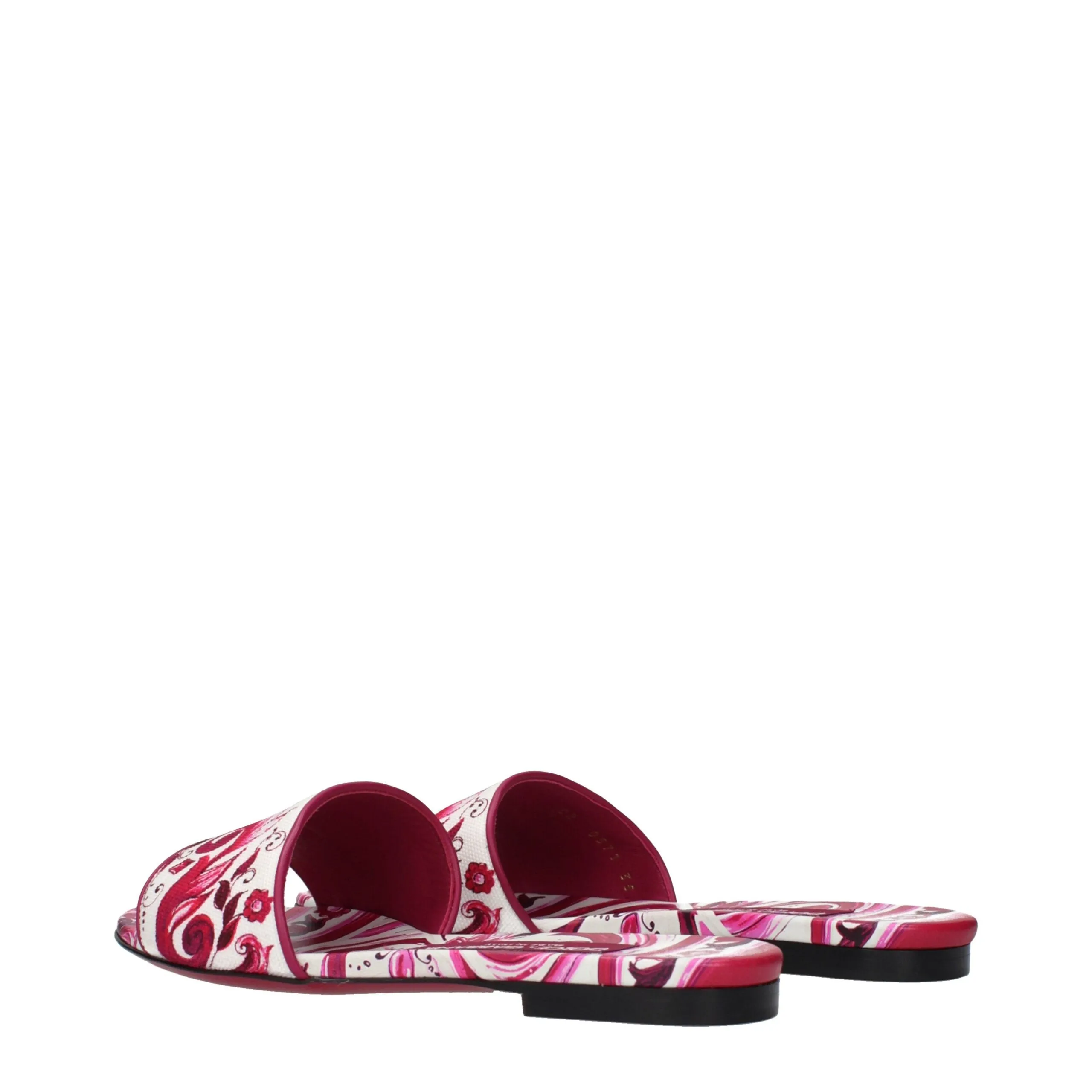 Dolce & Gabbana Pink Fabric Slippers sold by Siebentaschen product image thumbnail 4