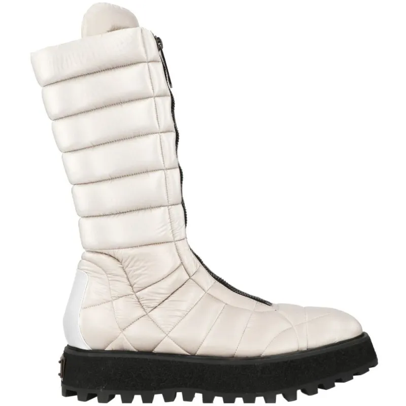 Dolce & Gabbana White Nylon Men Boot sold by Siebentaschen