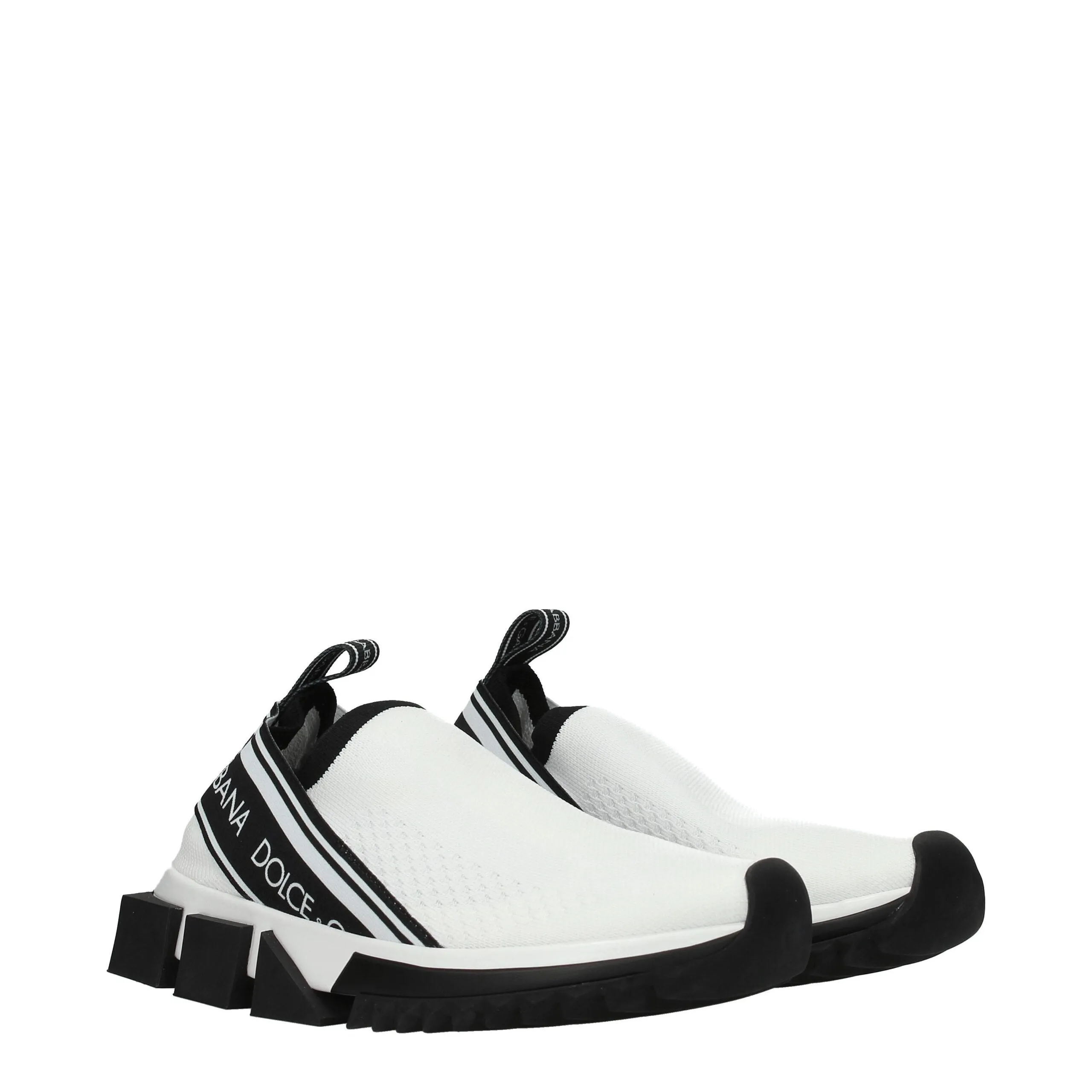 Dolce & Gabbana White Fabric Chunky Sneakers sold by Siebentaschen product image thumbnail 2