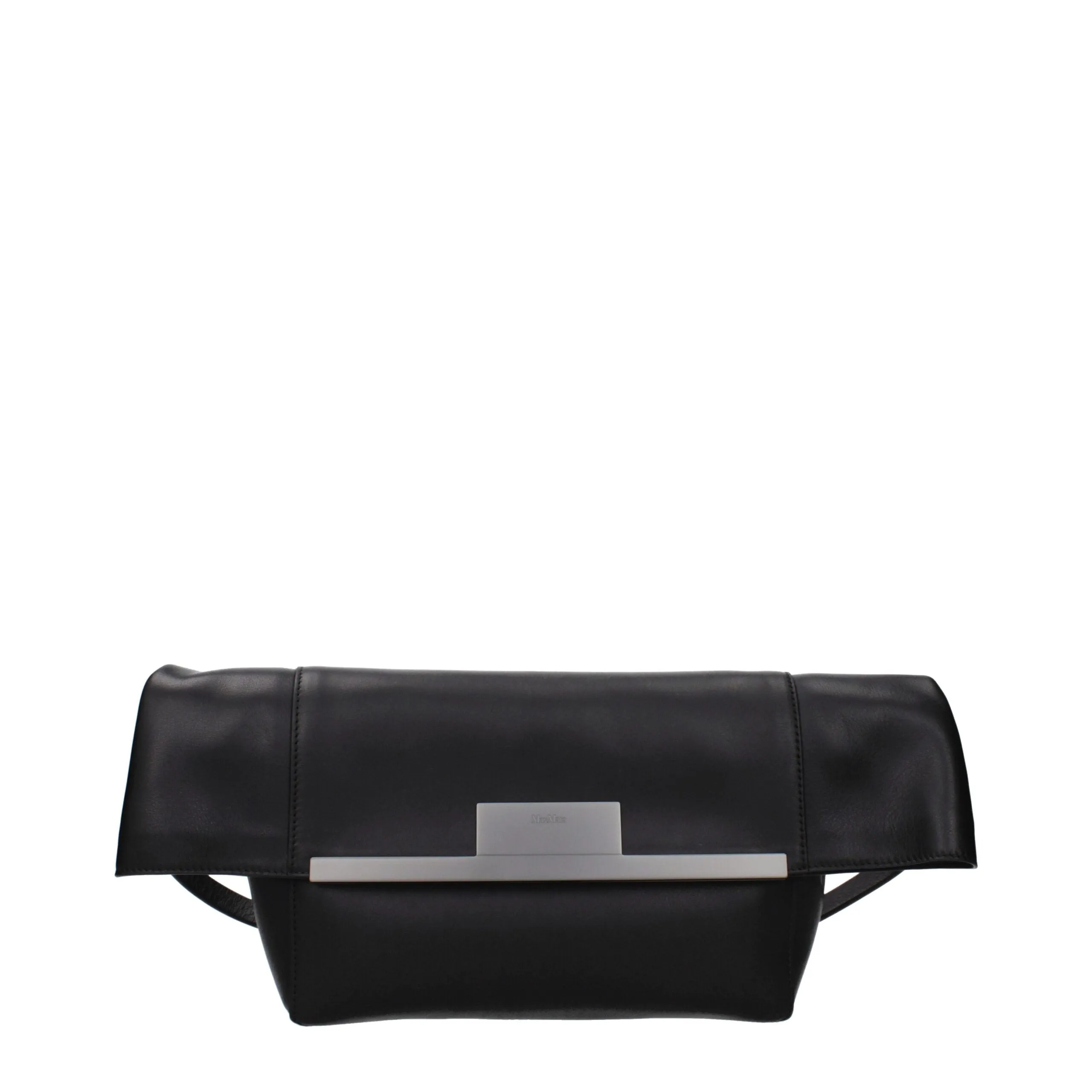 Max Mara Black Leather Shoulder Bag sold by Siebentaschen
