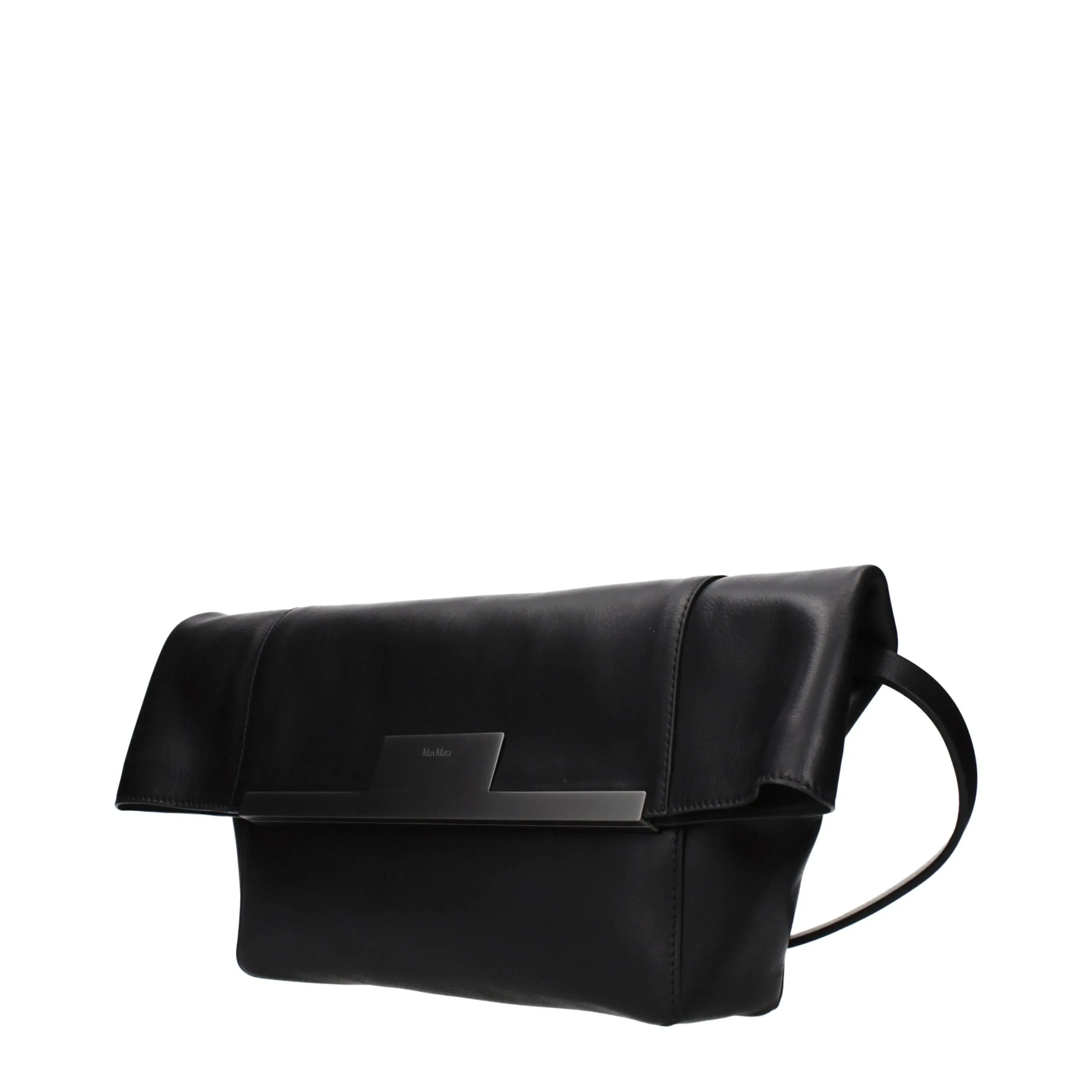 Max Mara Black Leather Shoulder Bag sold by Siebentaschen product image thumbnail 2