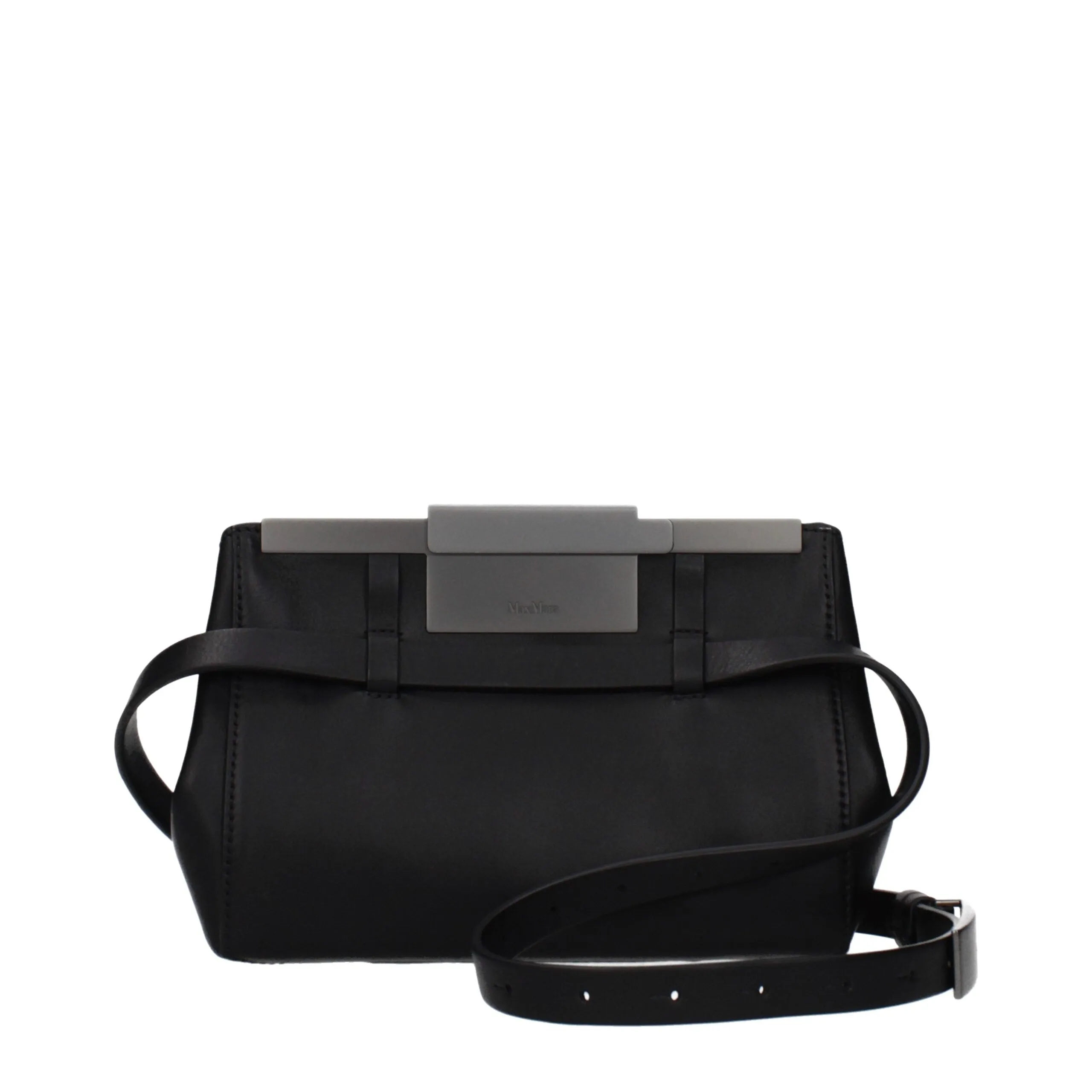 Max Mara Black Leather Crossbody Bag sold by Siebentaschen product image thumbnail 3