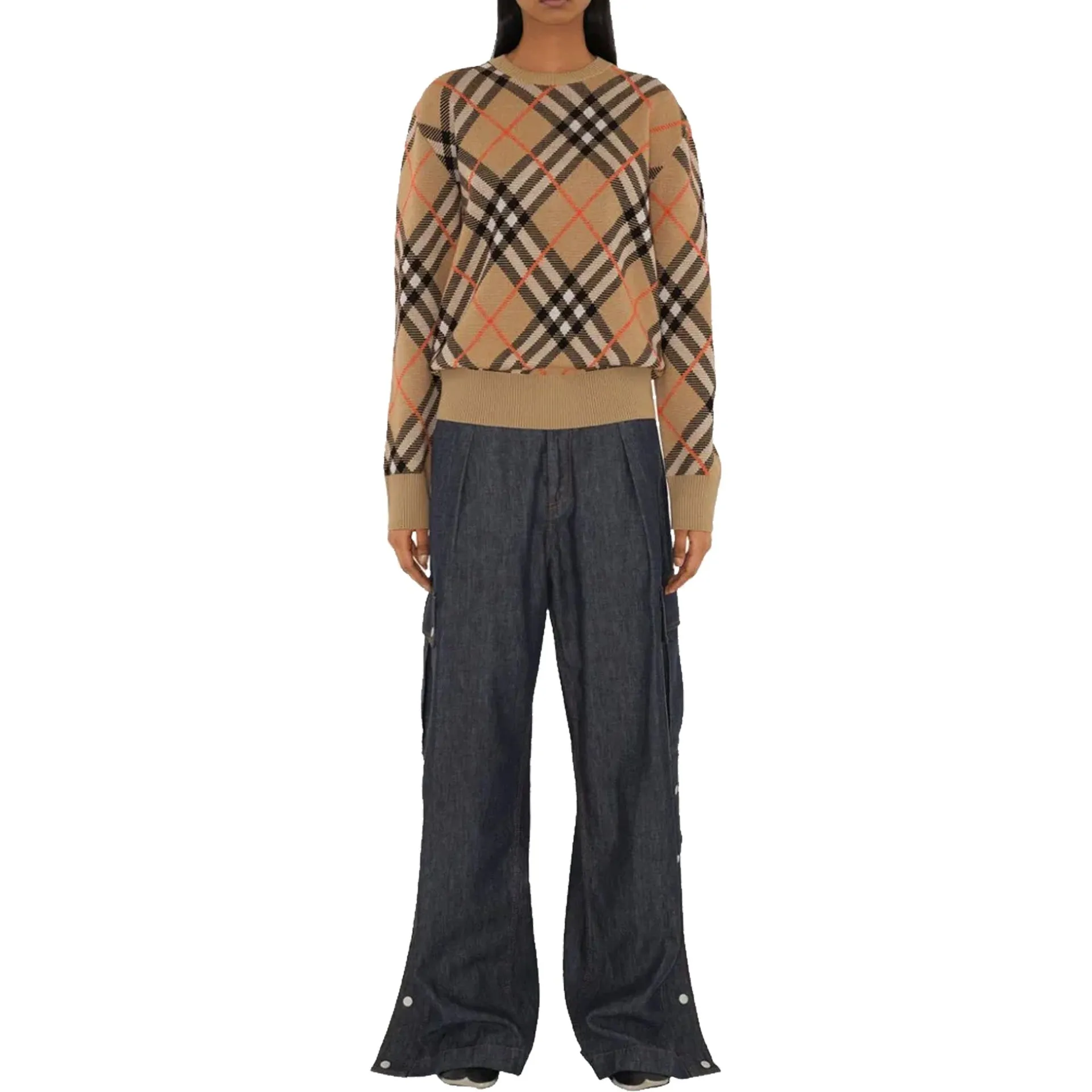 Burberry Check Wool Blend Sweater sold by Siebentaschen product image thumbnail 5