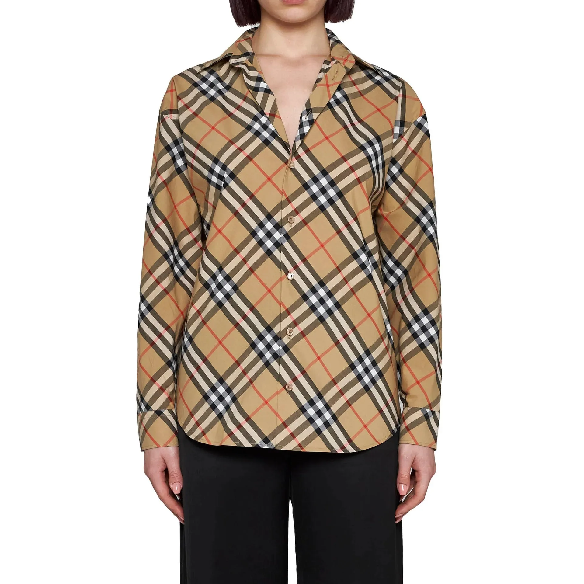 Burberry Check Cotton Shirt sold by Siebentaschen product image thumbnail 2