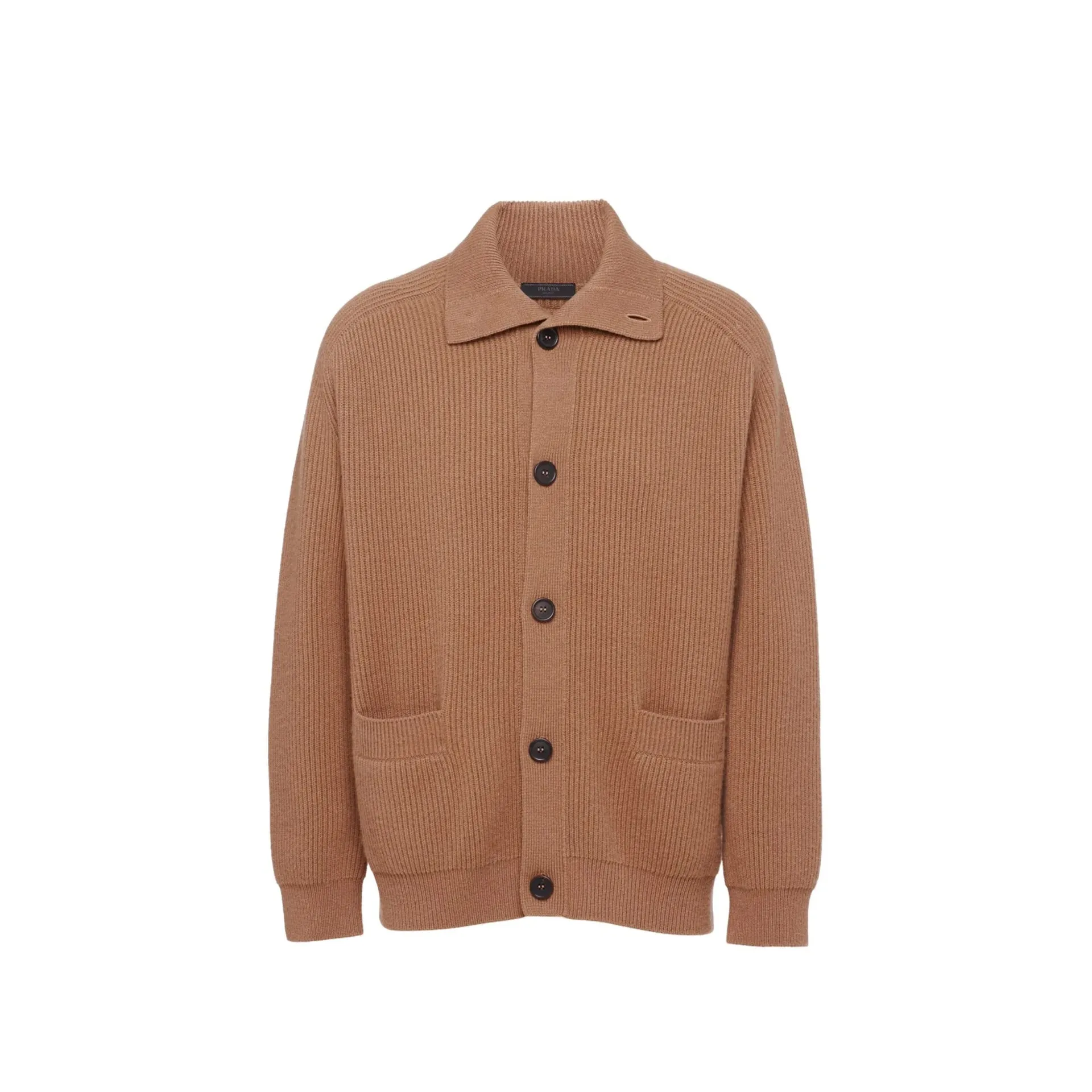 Prada Ribbed Knit Cashmere Cardigan sold by Siebentaschen product image thumbnail 5