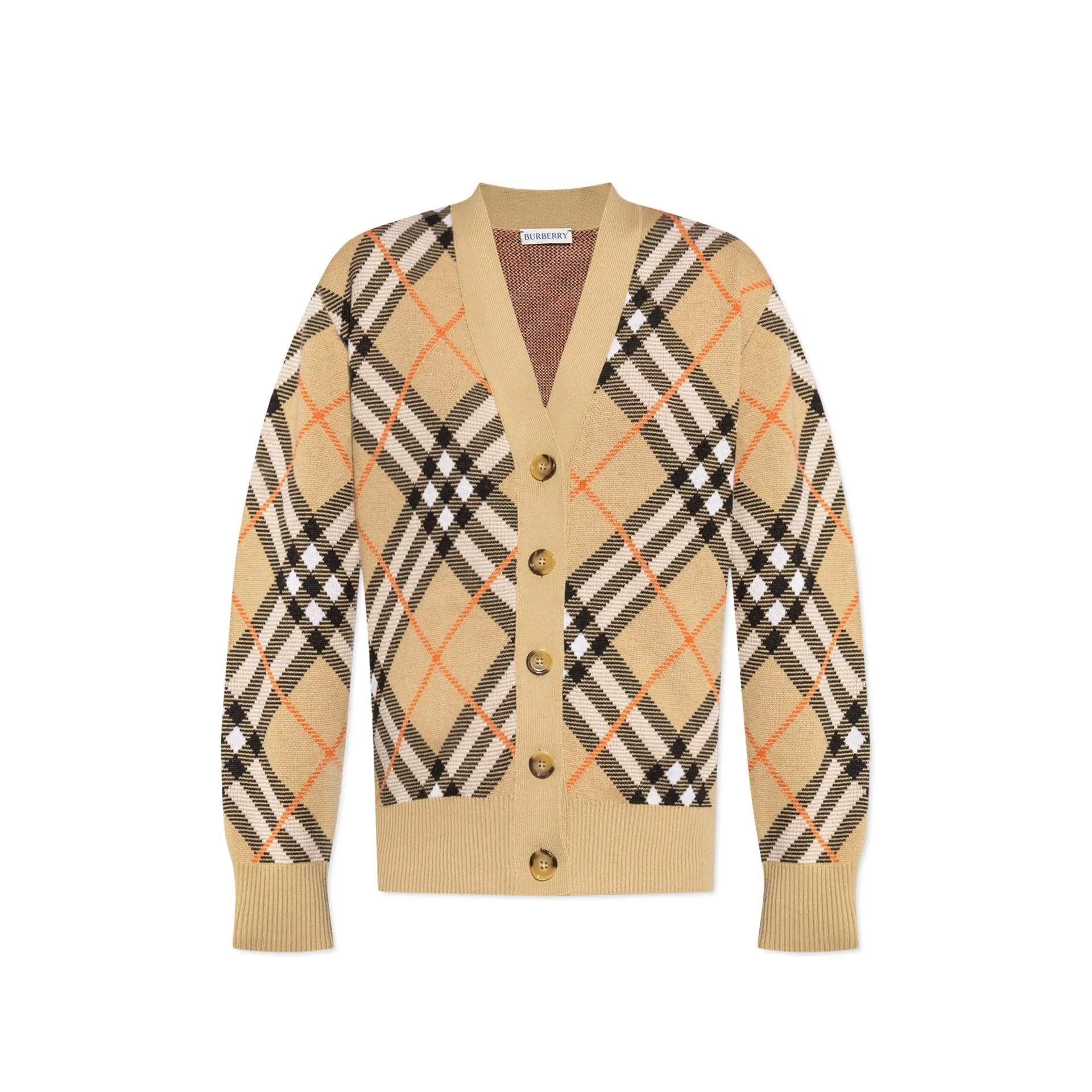 Burberry Wool Check Cardigan sold by Siebentaschen product image thumbnail 5