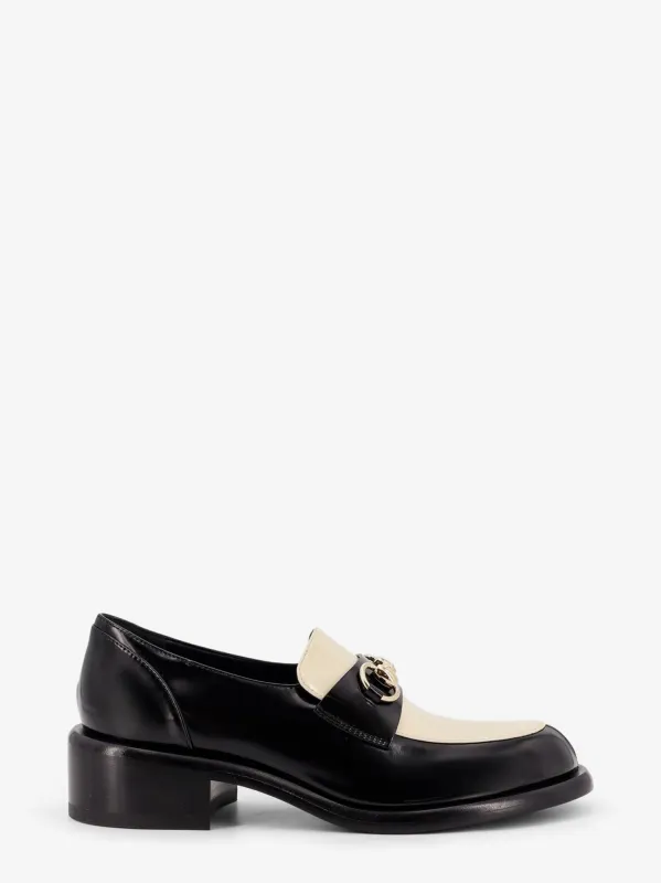 Gucci Leather loafers with metal Horsebit sold by Siebentaschen