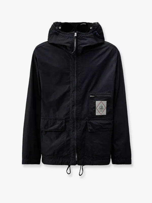 C.P.COMPANY Goggle 50 Yarns Jacket with hood sold by Siebentaschen