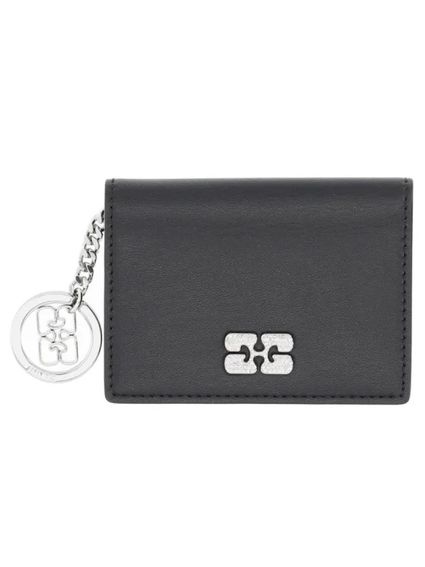 GANNI CARD WALLET WITH CHARM sold by Siebentaschen