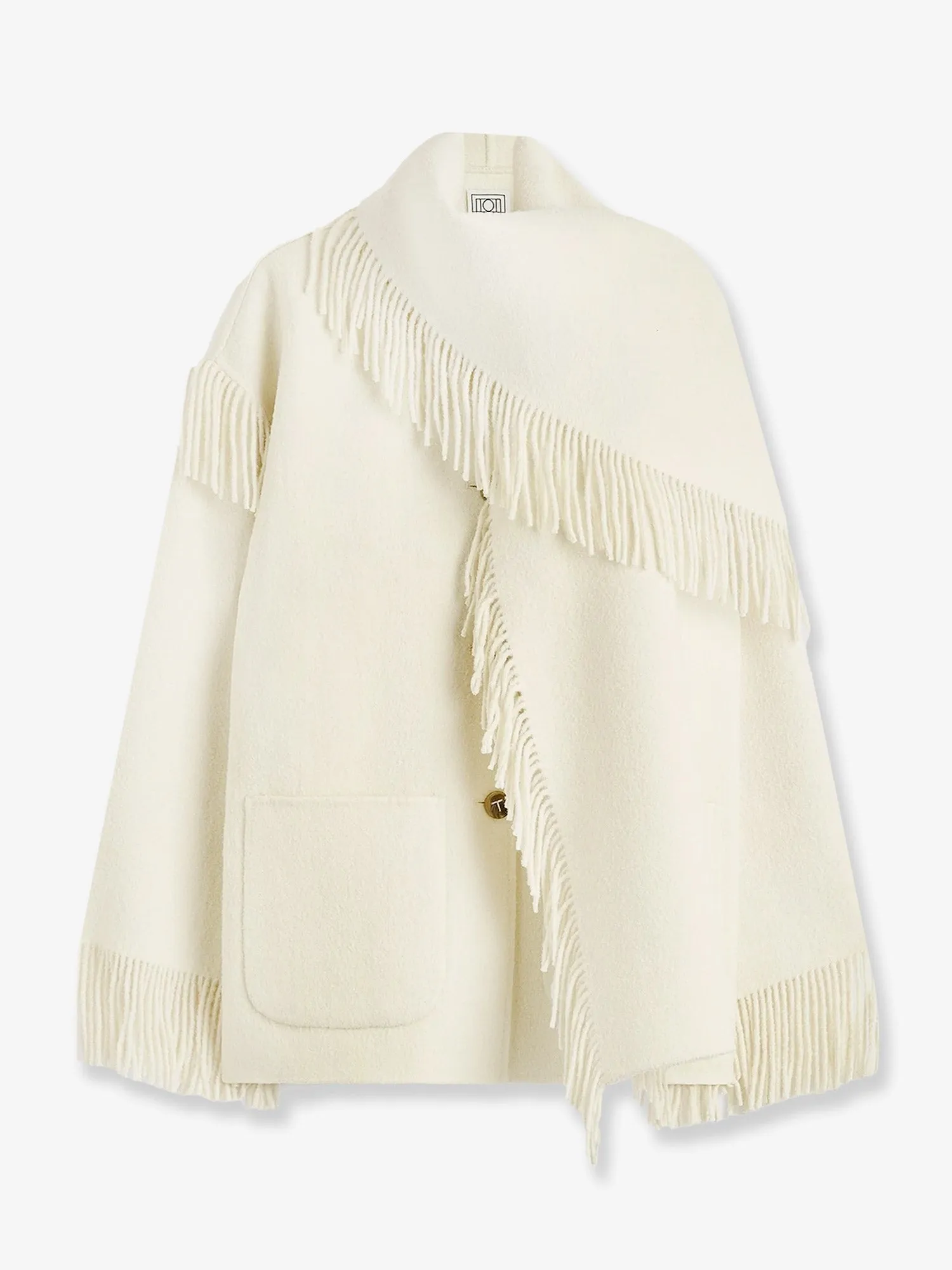 TOTEME Wool coat with scarf sold by Siebentaschen product image thumbnail 2