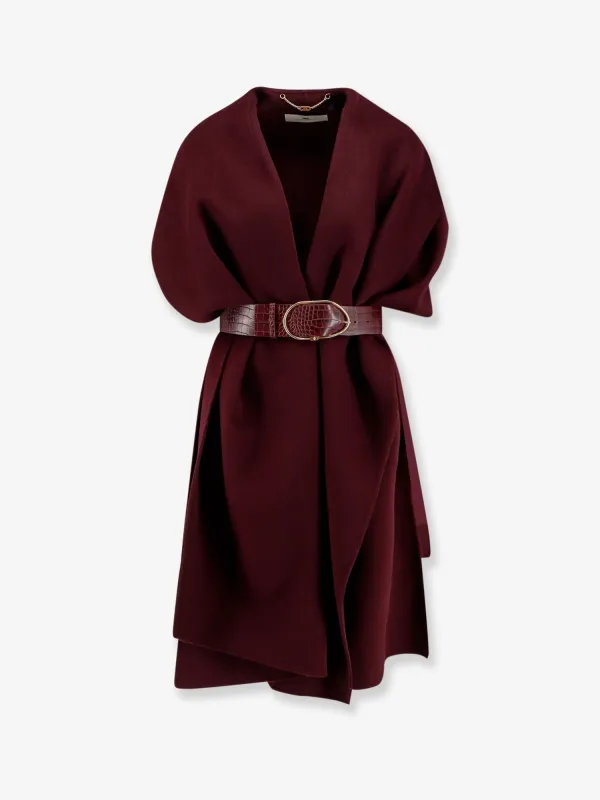 Elisabetta Franchi Wool cape sold by Siebentaschen