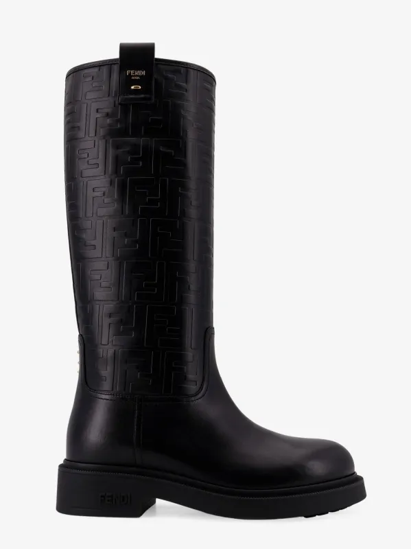 Fendi Fendi Filo leather boots sold by Siebentaschen