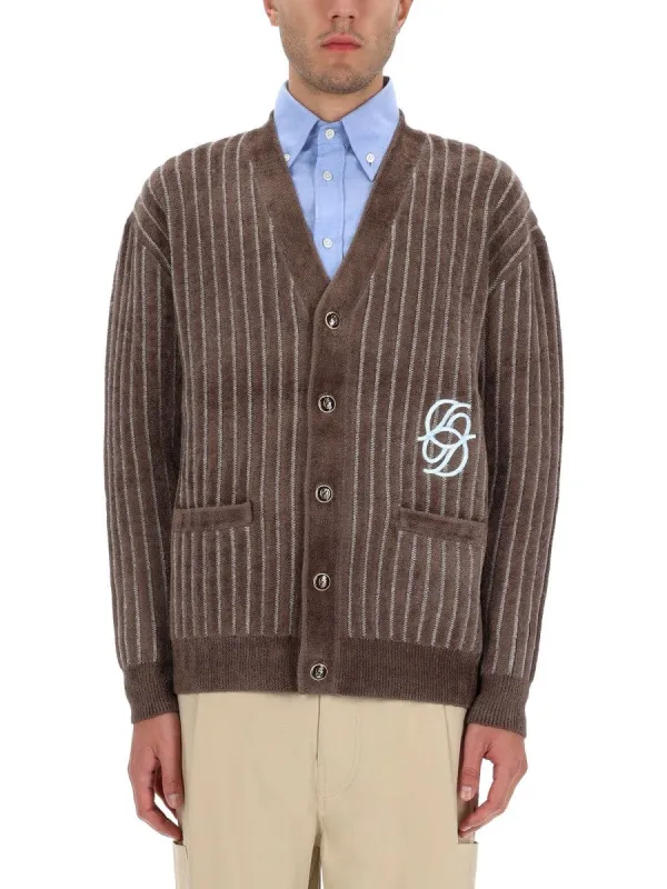 Drole De Monsieur "MONOGRAMME" CARDIGAN sold by Siebentaschen