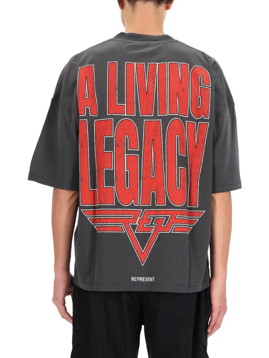 Represent "LIVING LEGACY" T-SHIRT sold by Siebentaschen product image thumbnail 3