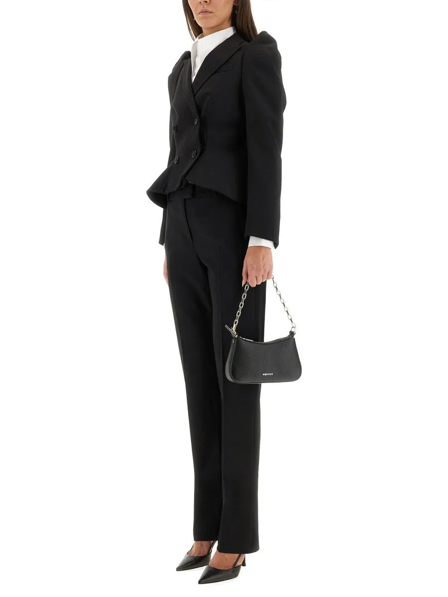 Alexander Mcqueen WOOL GABARDINE TAILORED PANTS sold by Siebentaschen product image thumbnail 2